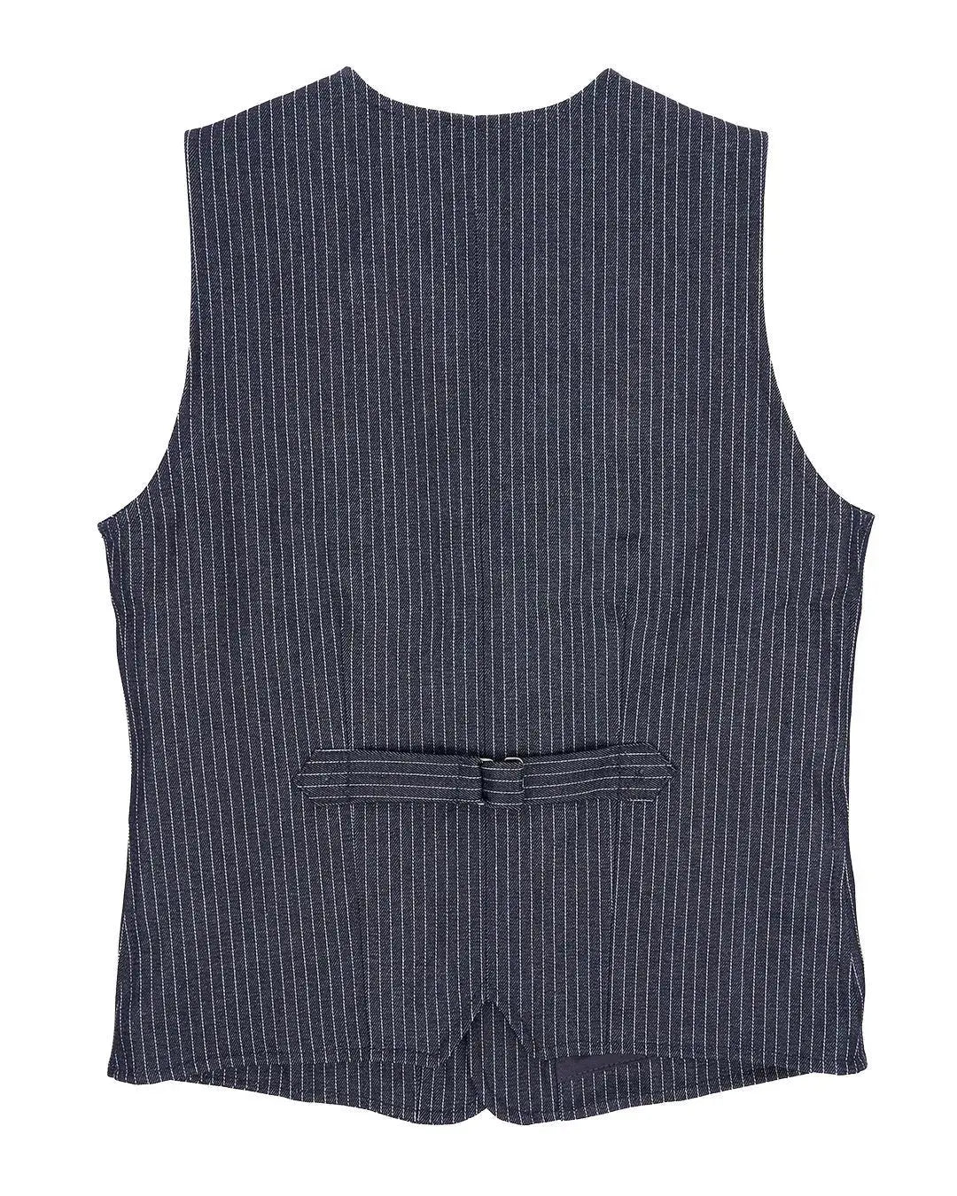 1905 HAULER VEST - Blue Wabash - Raw Denim