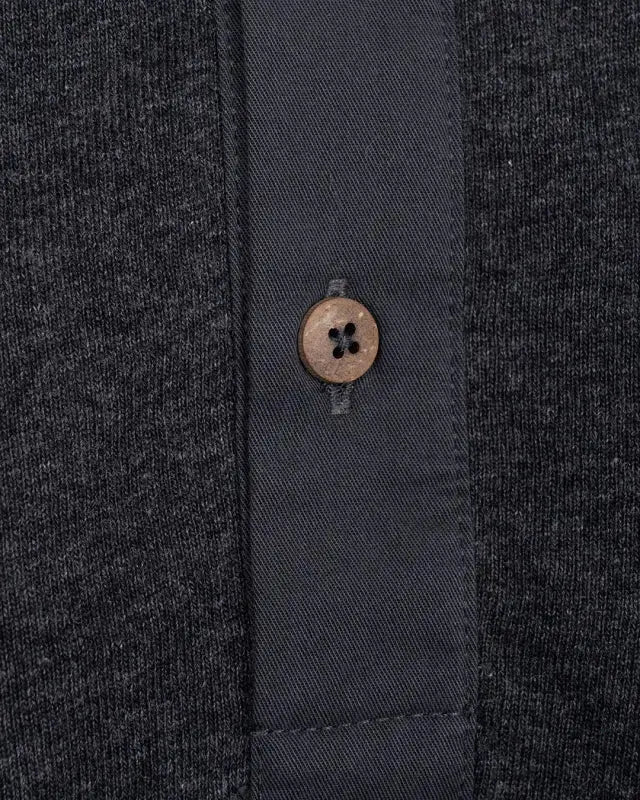 1927 Henley Shirt Long Sleeve – Iron Grey