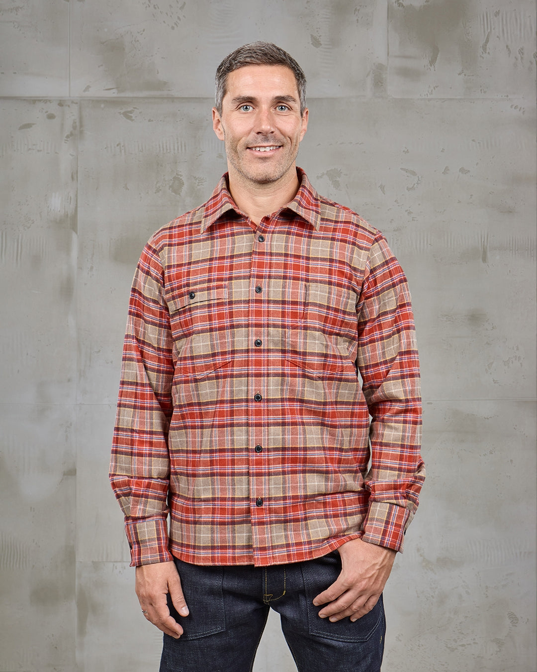 1937 Roamer Shirt Merida - Red Flanell