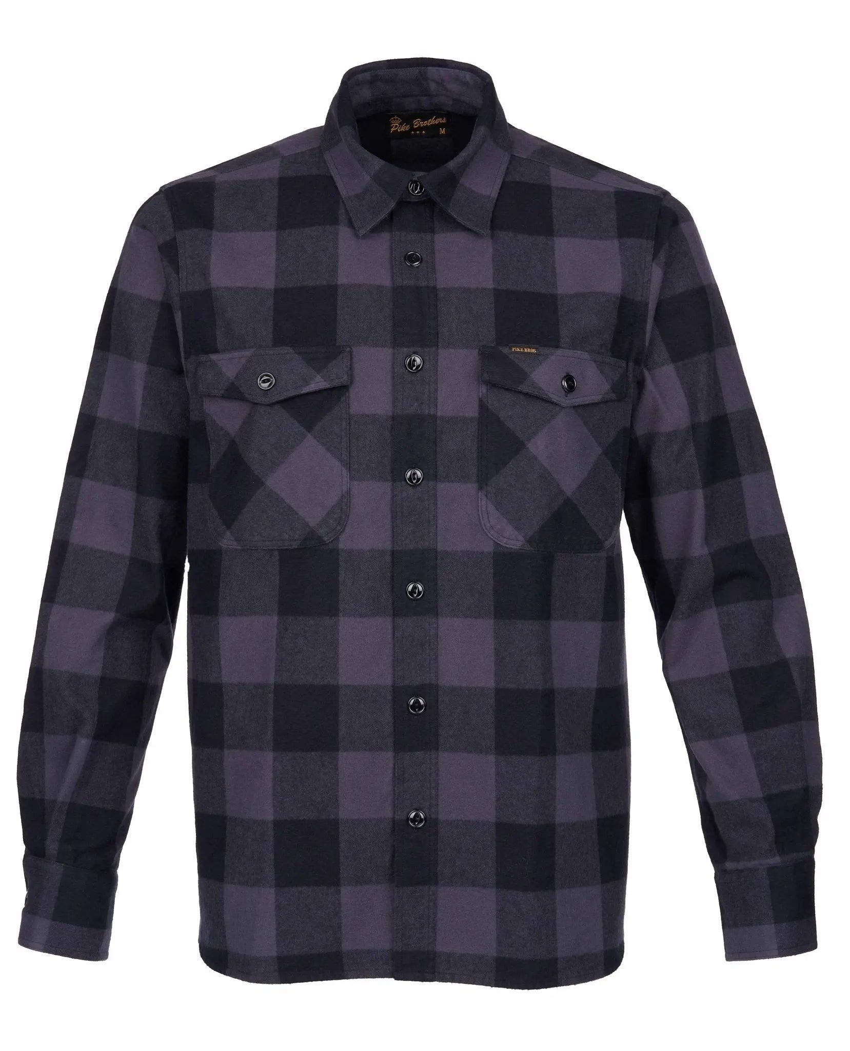1943 CPO SHIRT - Buffalo Grey Flannel - Raw Denim