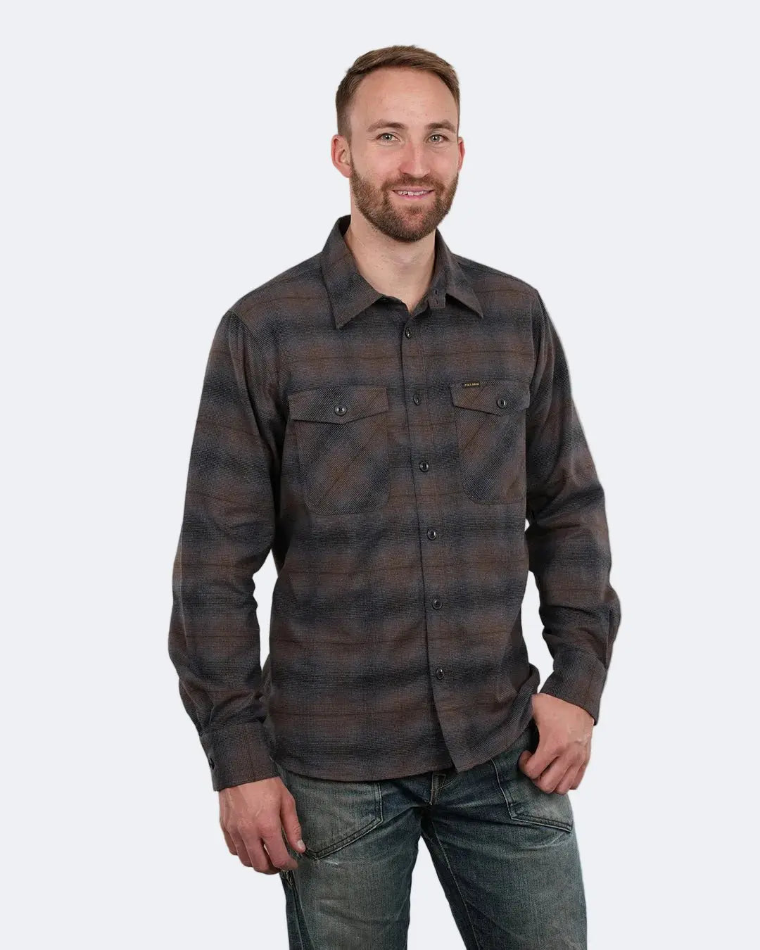 1943 CPO SHIRT - Tijuana Brown - Raw Denim