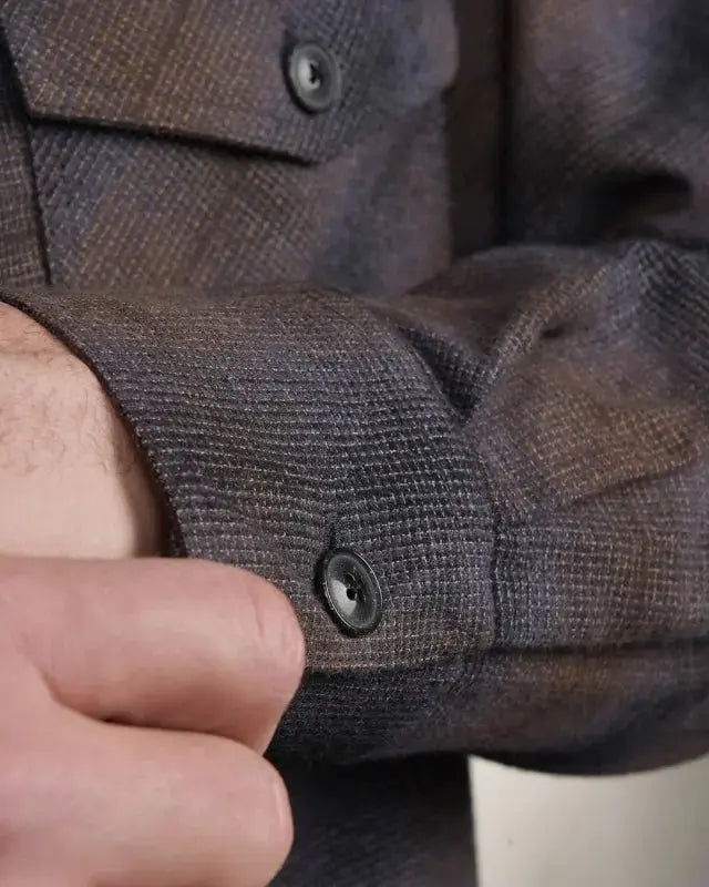 1943 CPO SHIRT - Tijuana Brown - Raw Denim