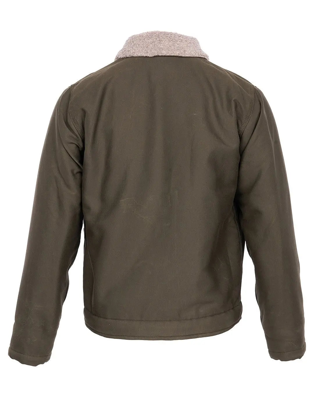 1944 N1 DECK JACKET - Waxed Olive - Raw Denim