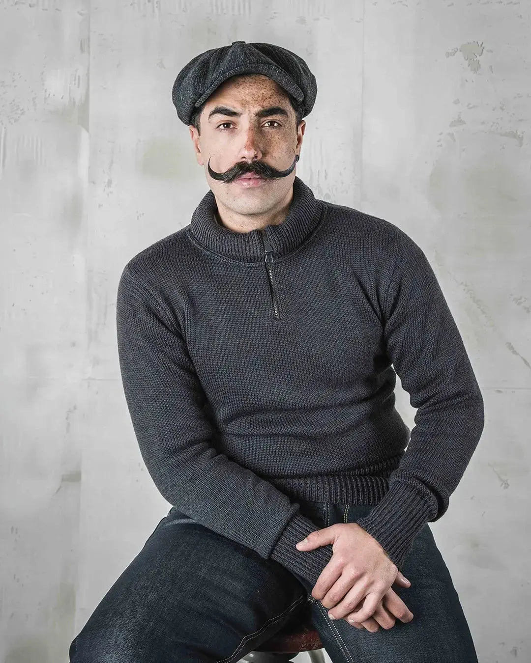 1948 TROYER - Anthracite - Raw Denim