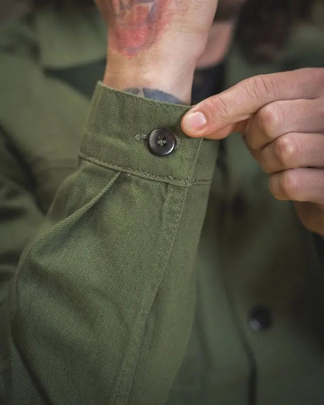 1962 OG - 107 Shirt Olive - Raw Denim
