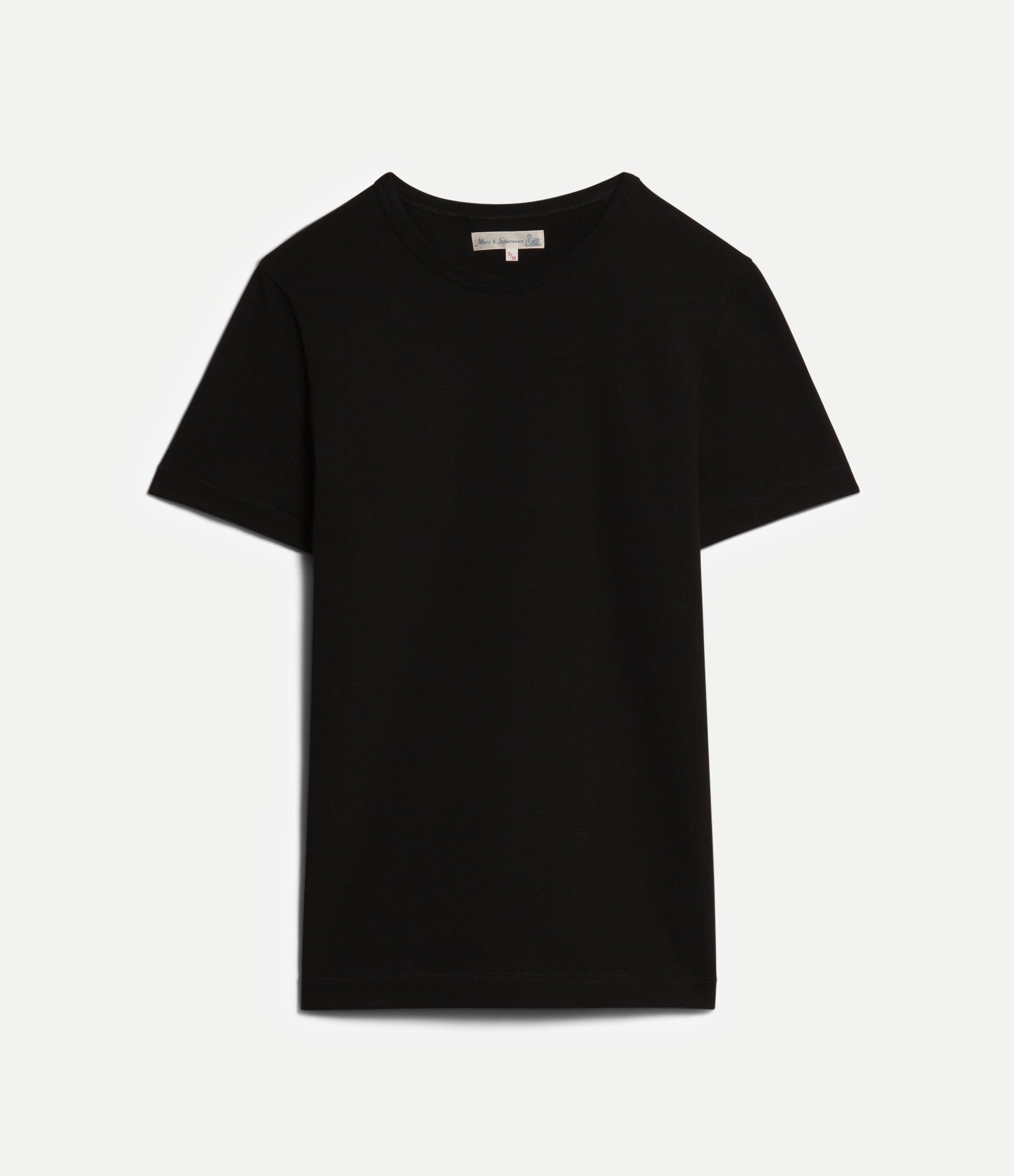 215 Loopwheeled Classic Fit Midweight T-shirt - Black