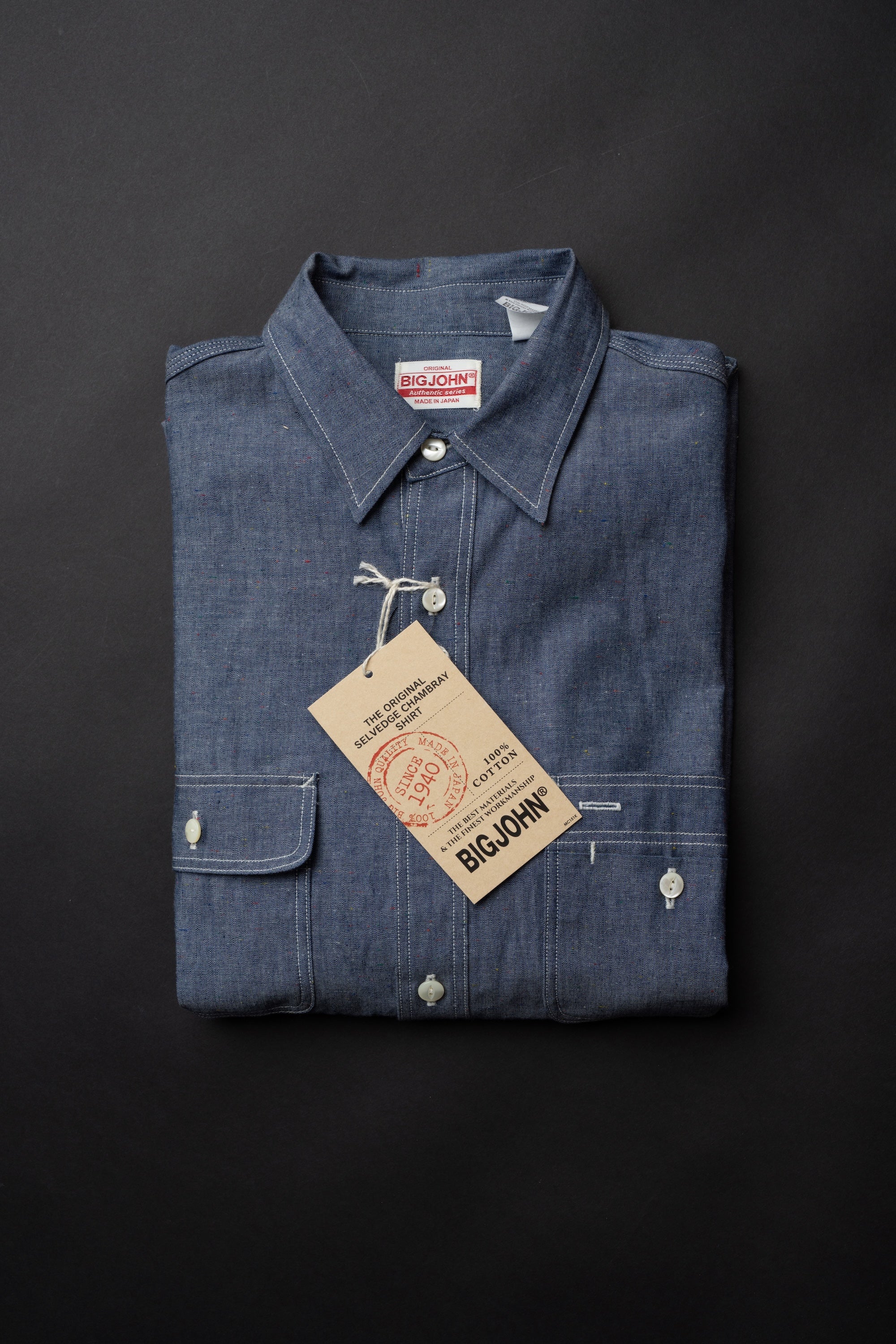 Chambray Shirt MS003R - Indigo