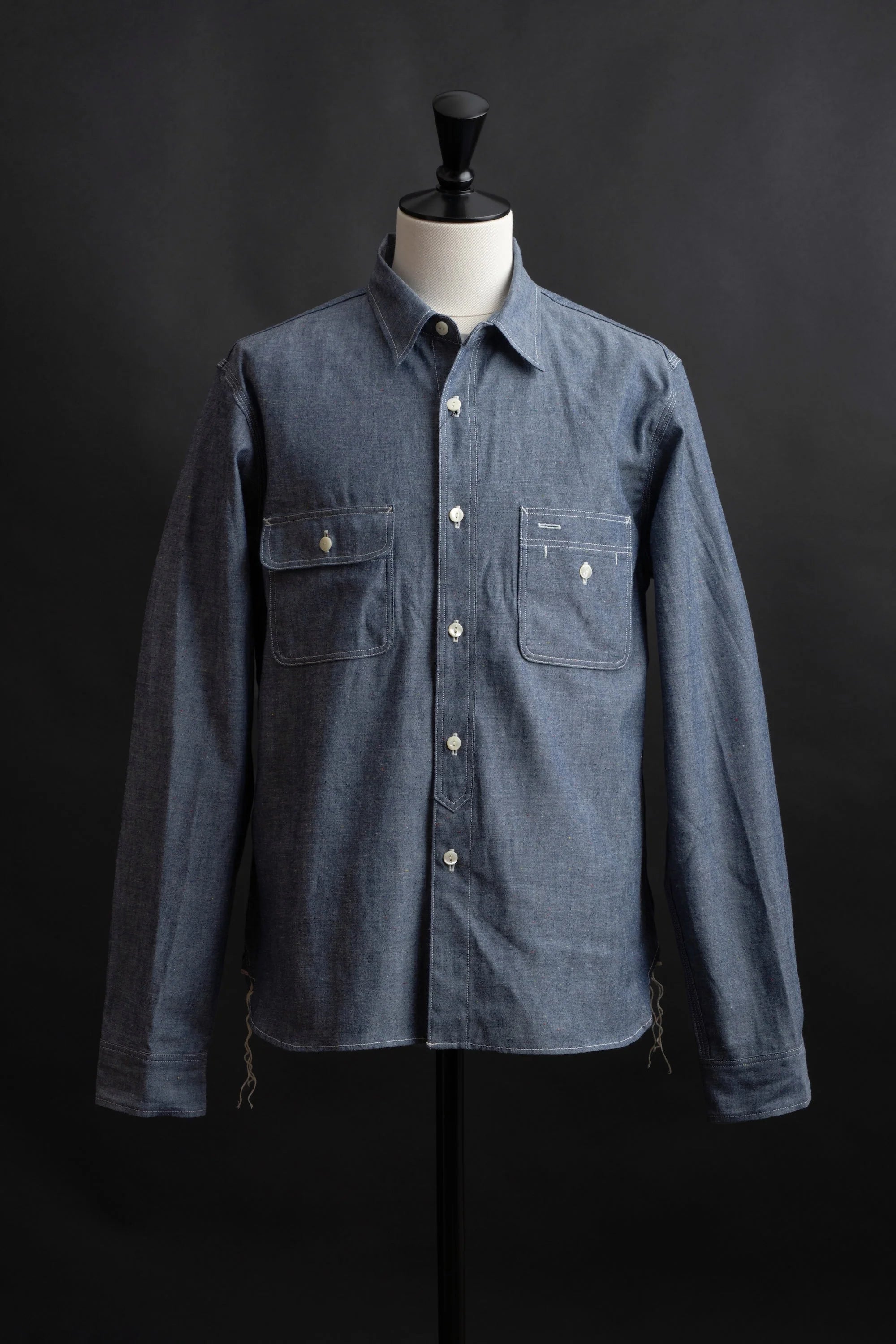 Chambray Shirt MS003R - Indigo