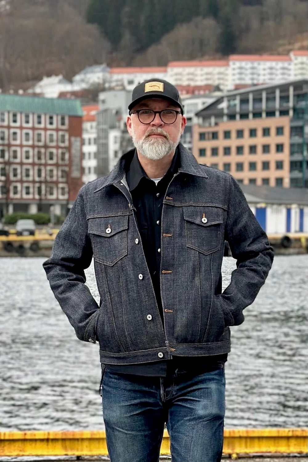 Working Class Hero Denim Jacket - 20.5oz Raw Selvedge Denim - Indigo - Bergen Denim