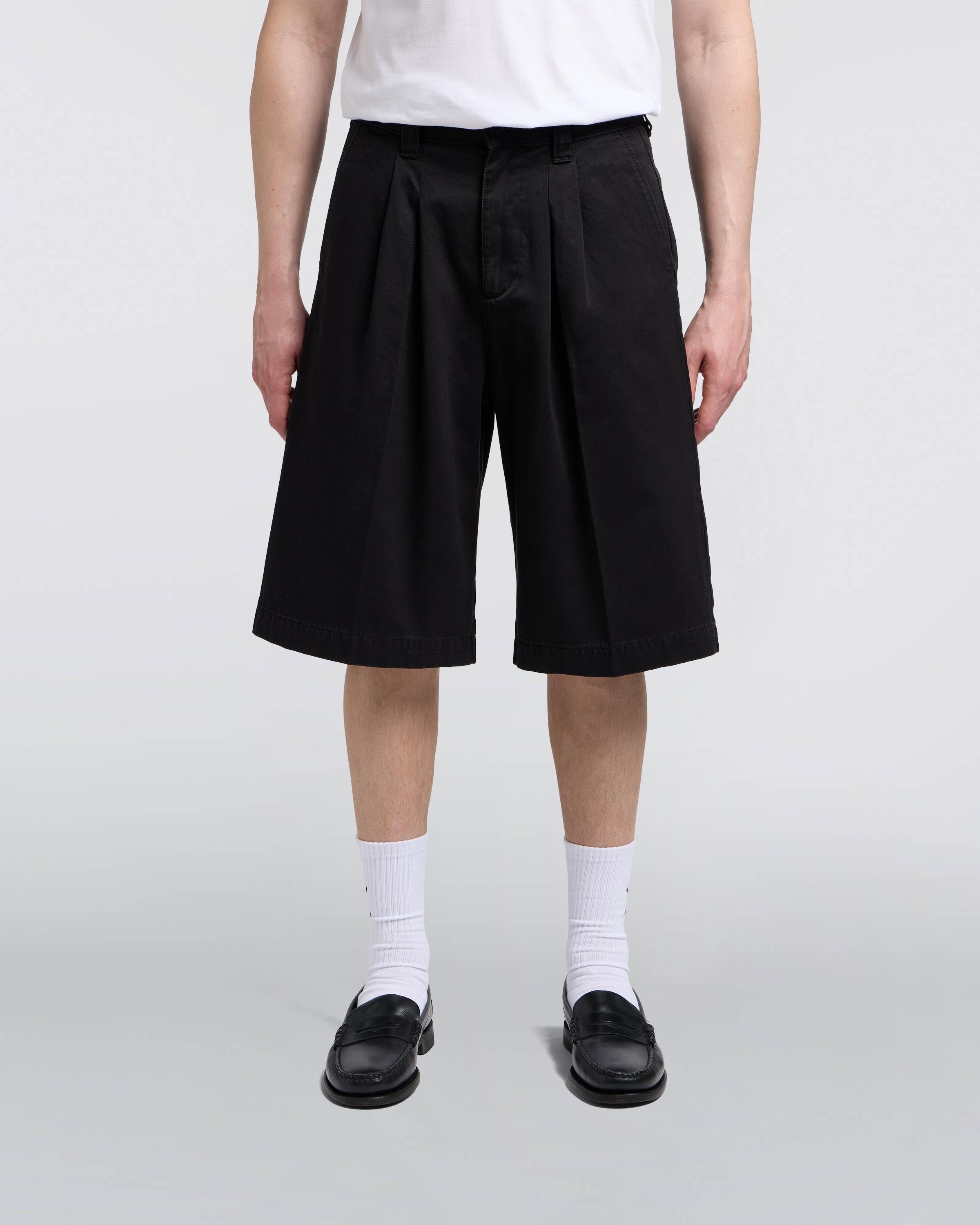 Adams Short – PFD Compact Twill (10oz) – Black – EDWIN
