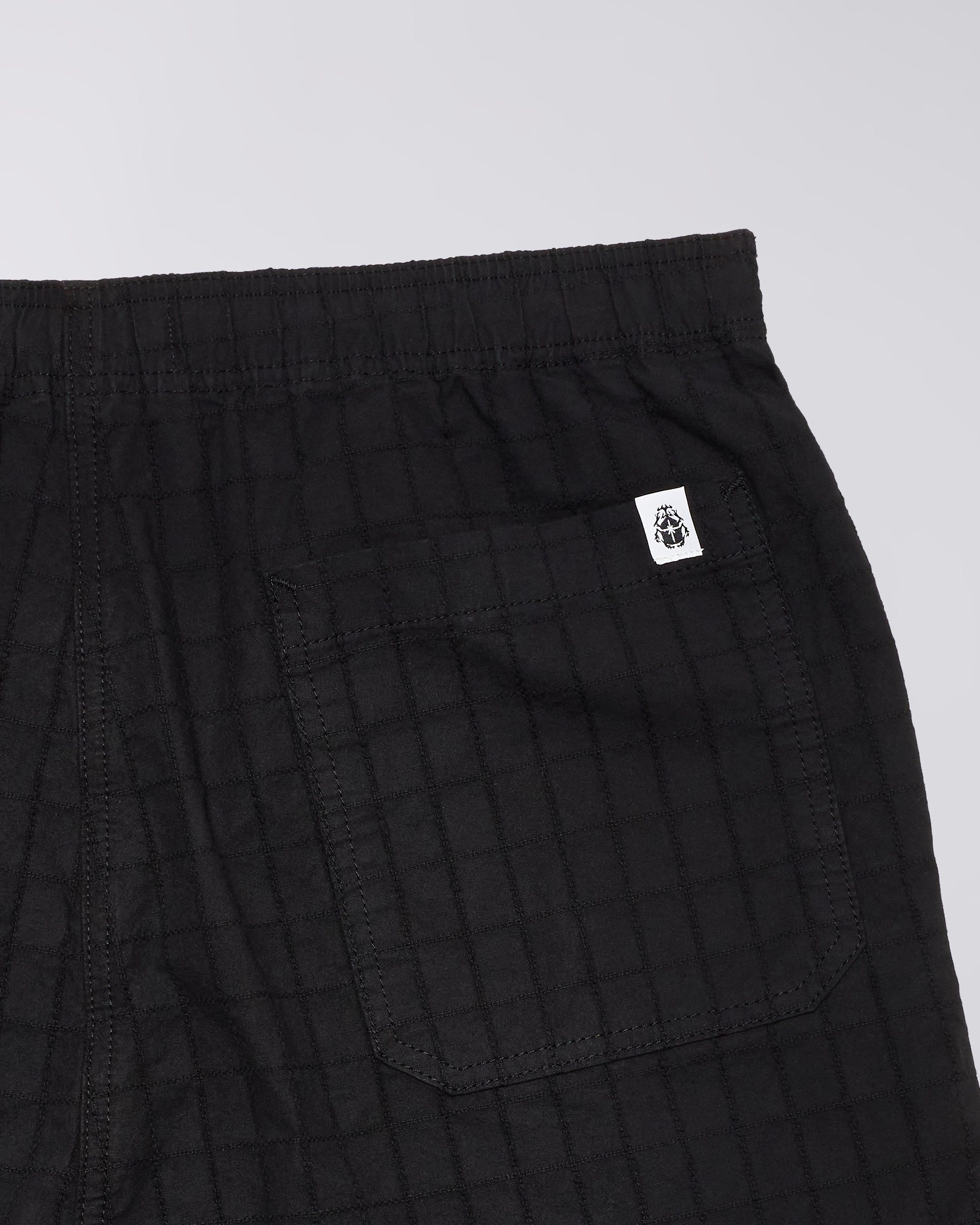 Avalon Short – PFD Dry Grid Weave – Black – EDWIN