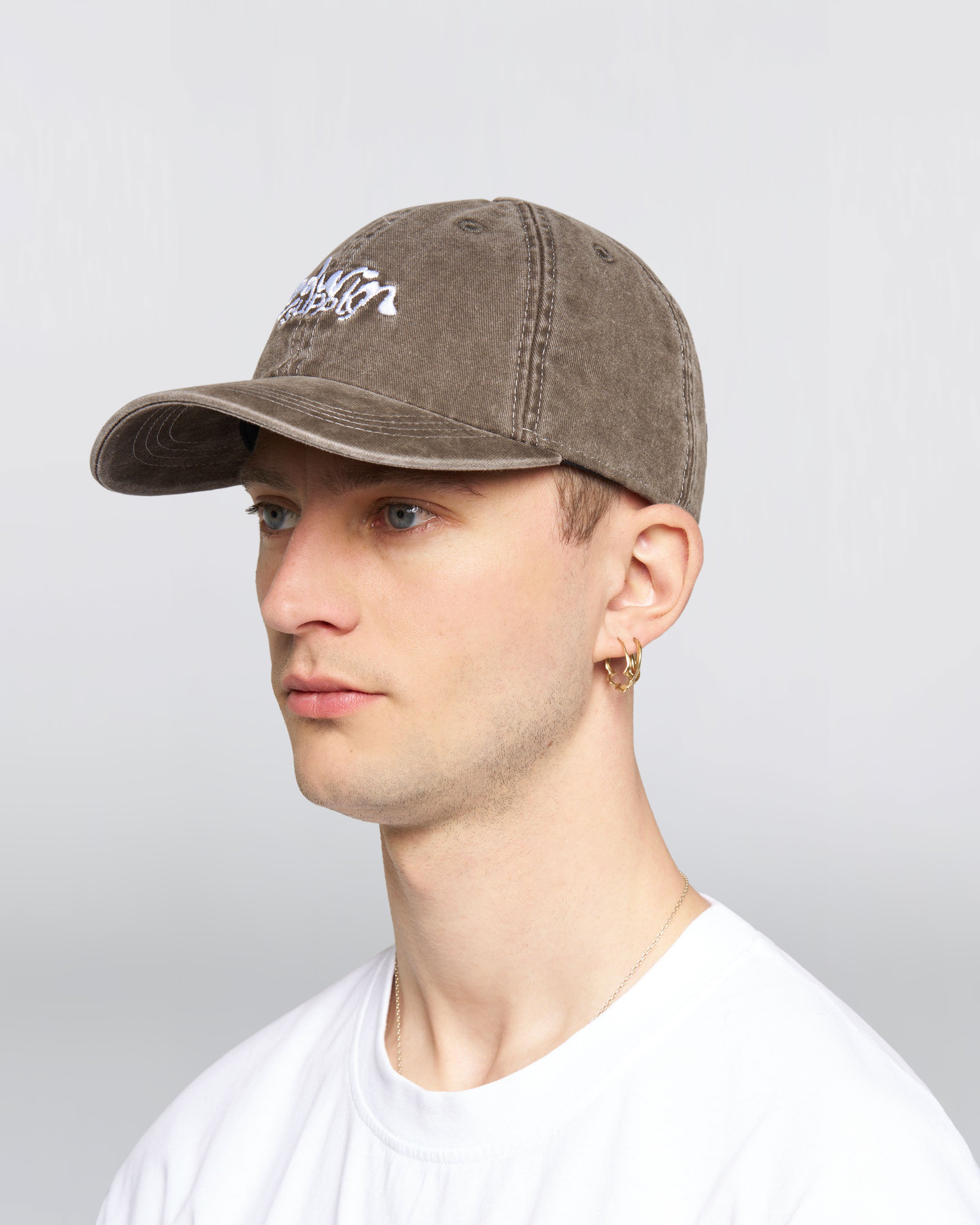 Edwin Soft Washed 6 Panel Cap - Brown