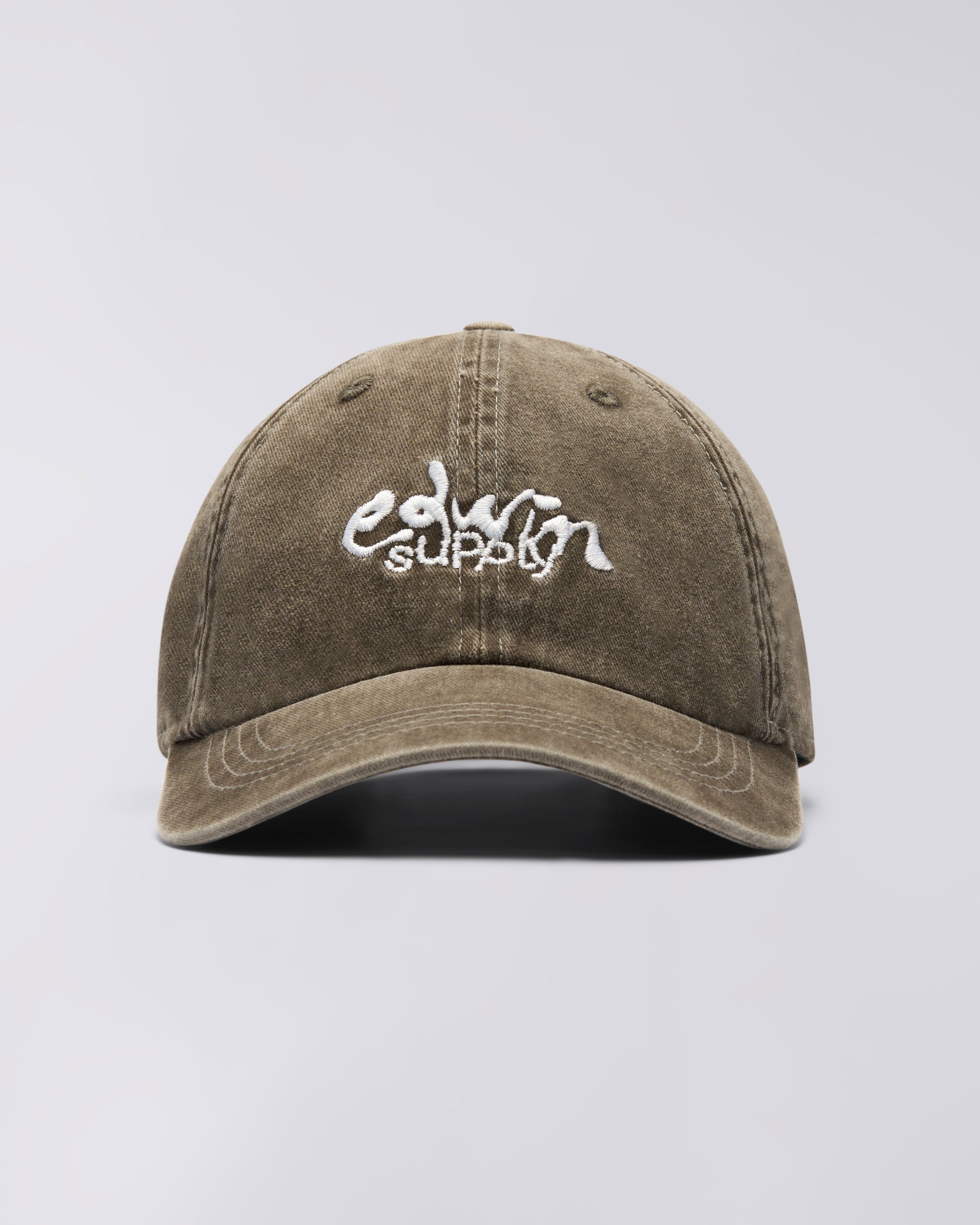 Edwin Soft Washed 6 Panel Cap - Brown