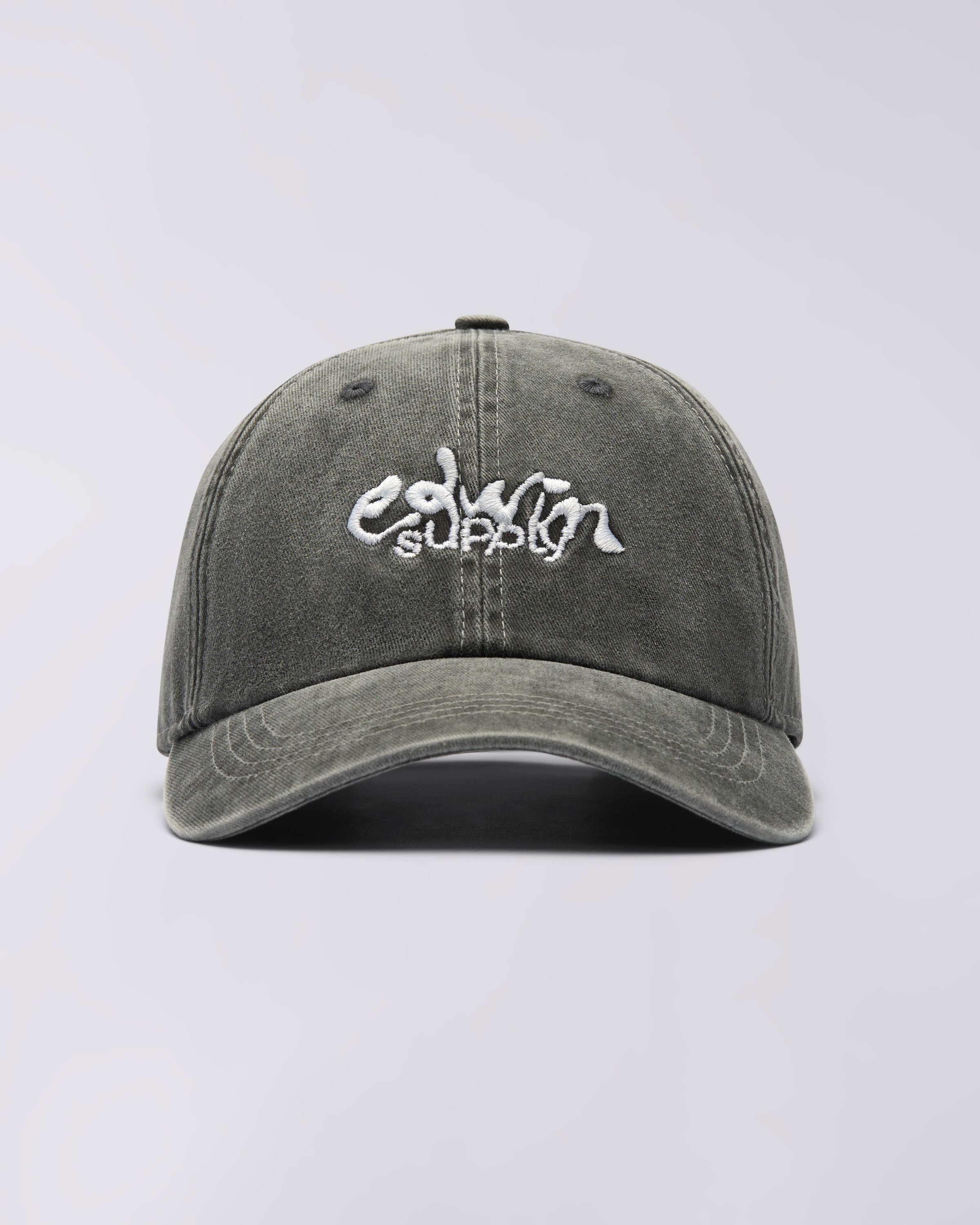 Edwin Soft Washed 6 Panel Cap - Black