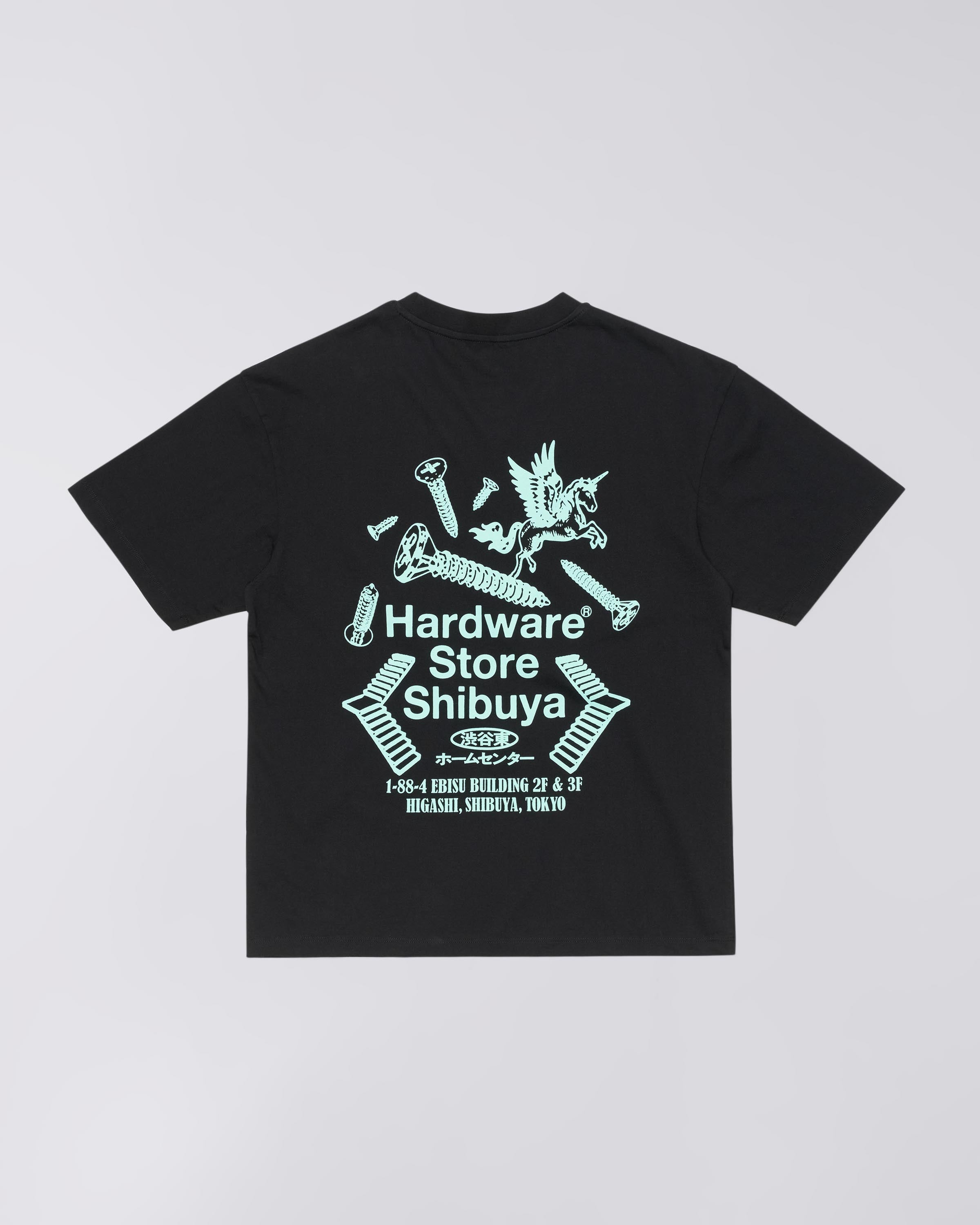 Hardware Store Shibuya T-Shirt – 100% Bomullsjersey (180g) – Black – EDWIN