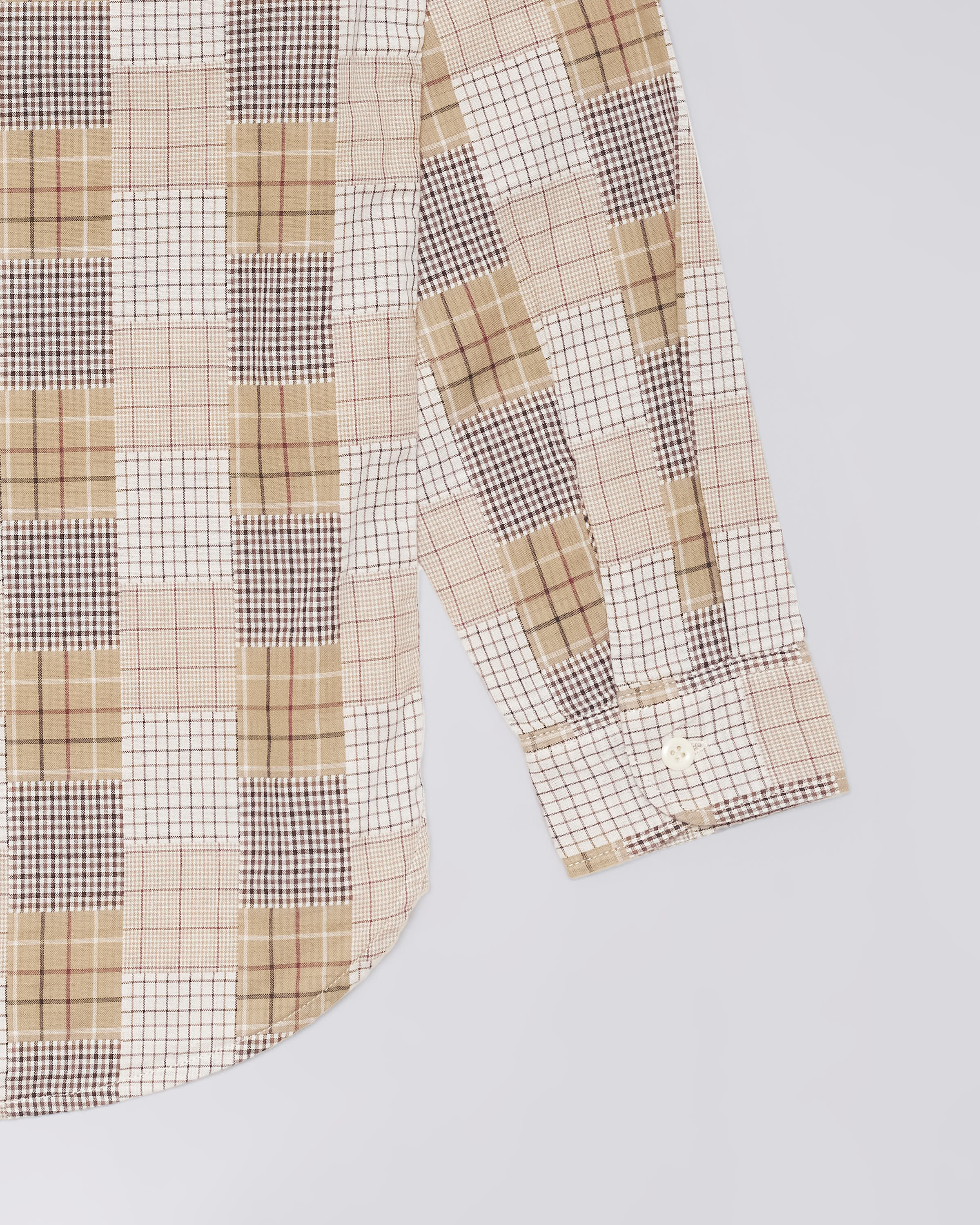Edwin Work Shirt LS - Beige/Brown