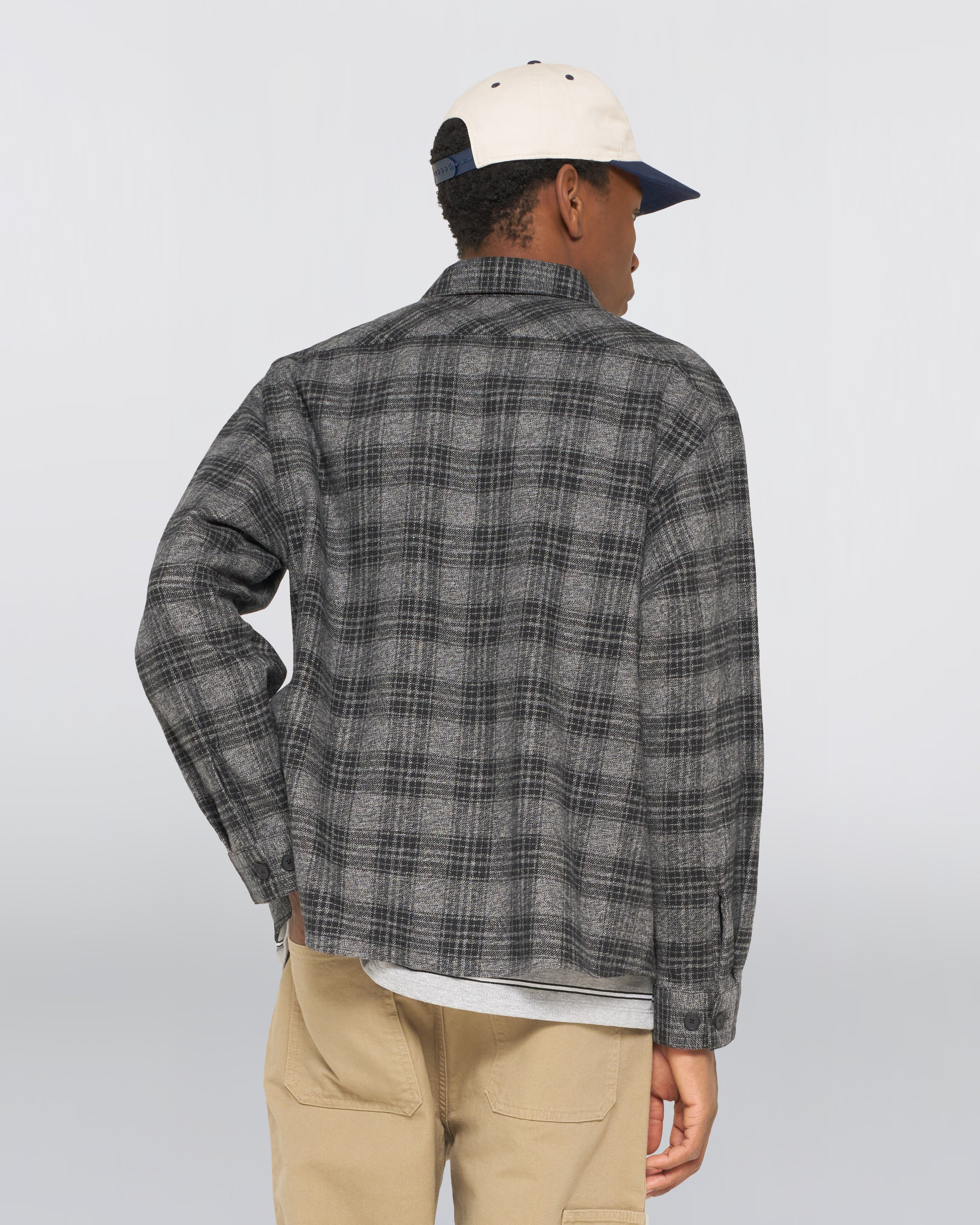 Ace Shirt LS - Black/Grey