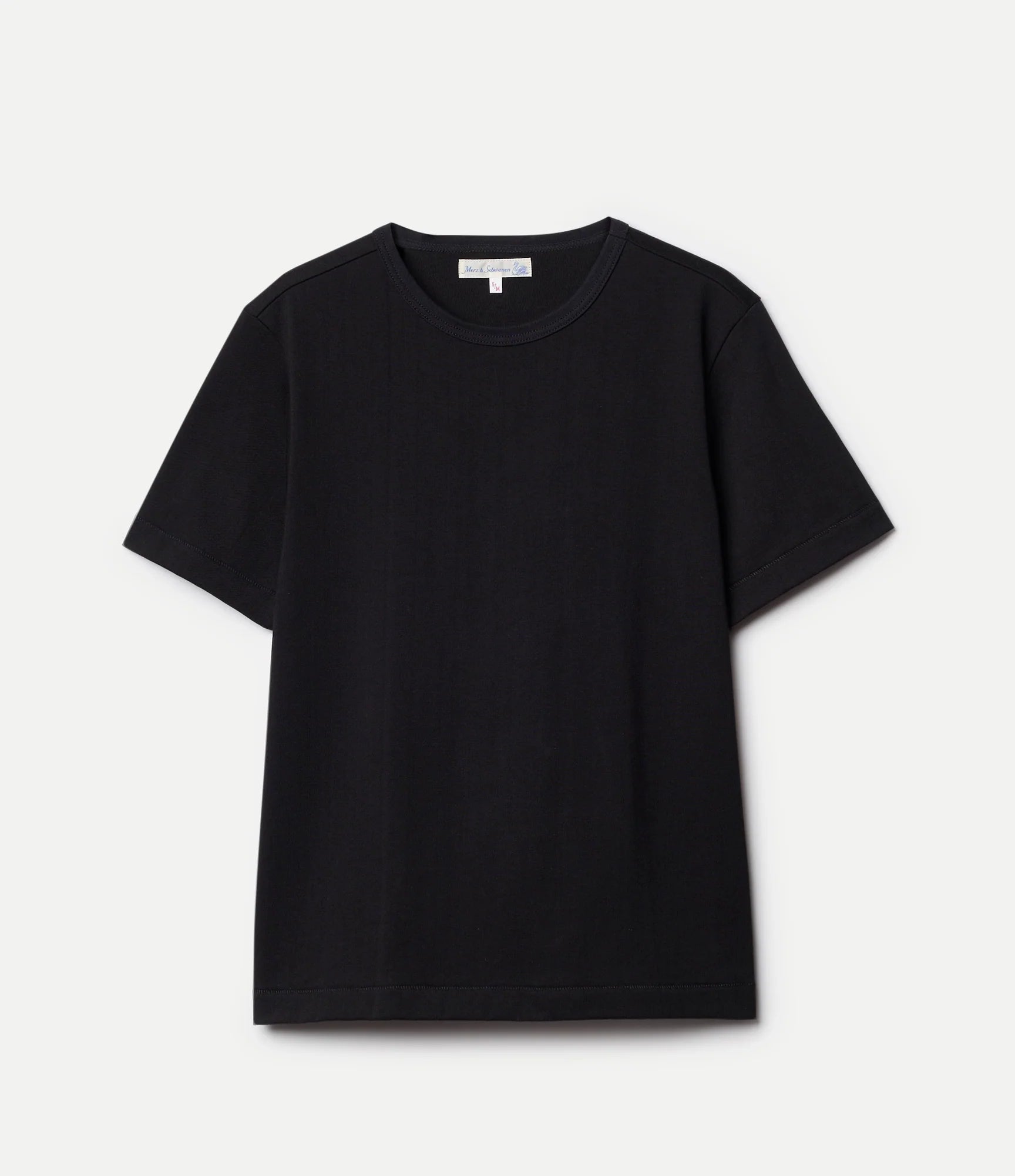 2M15C CROPPED VINTAGE MACHINE REFINED CLASSIC FIT T-SHIRT - Deep Black