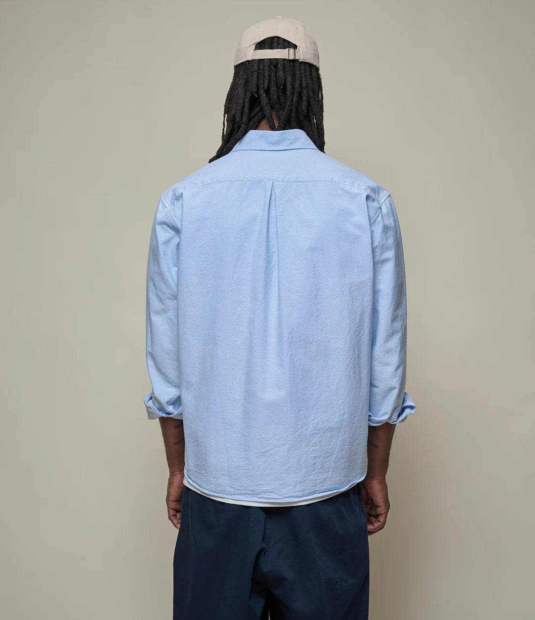 Oxford Shirt - Modern-cut - Cotton - Light Blue