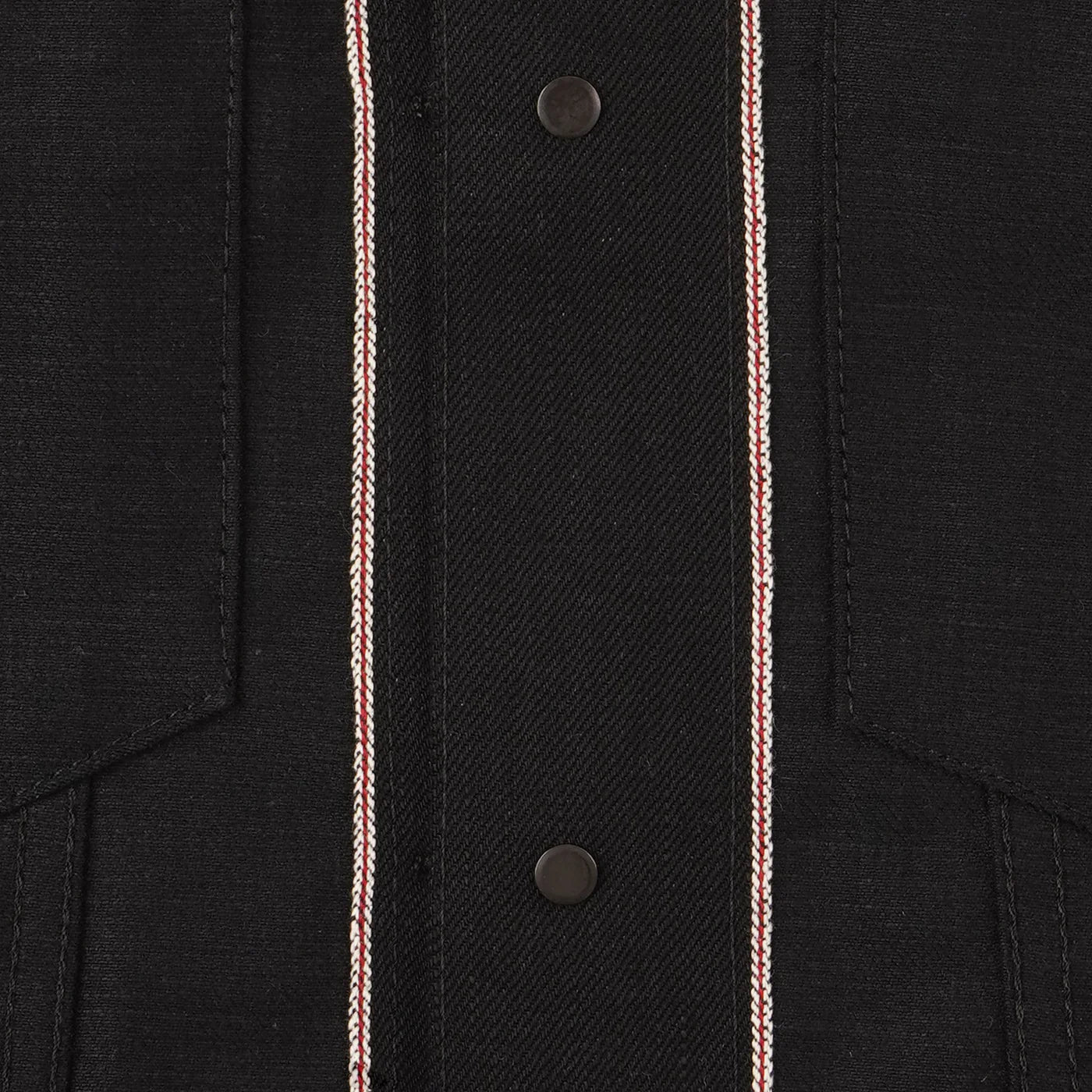 SOLID BLACK - Denim jakke 13oz Naked & Famous Denim