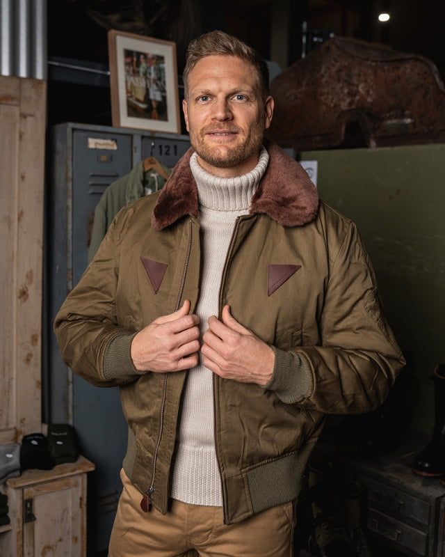 1945 B15 Flight Jacket – Olive