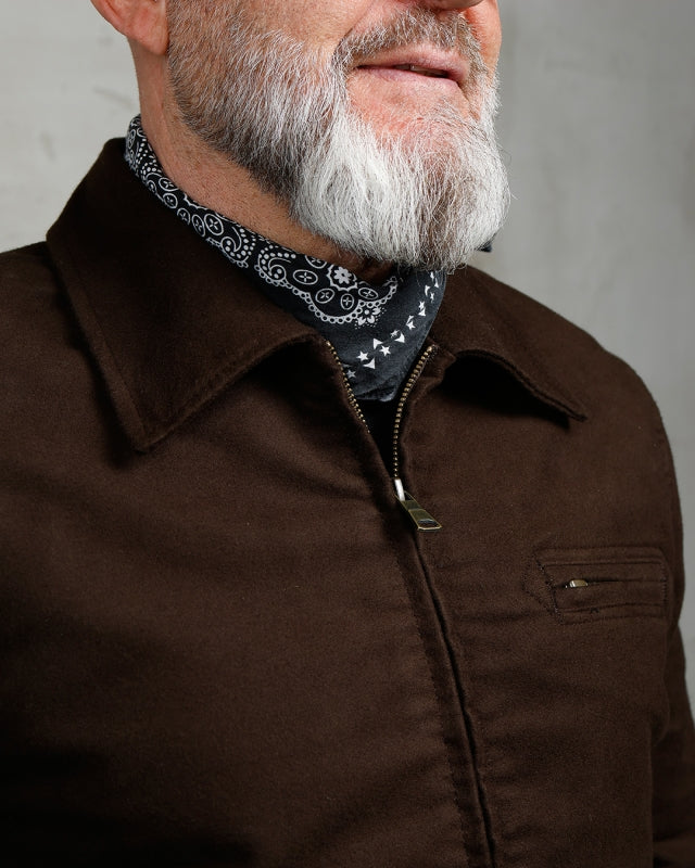 1932 Roadster Jacket Moleskin - Soil Brown