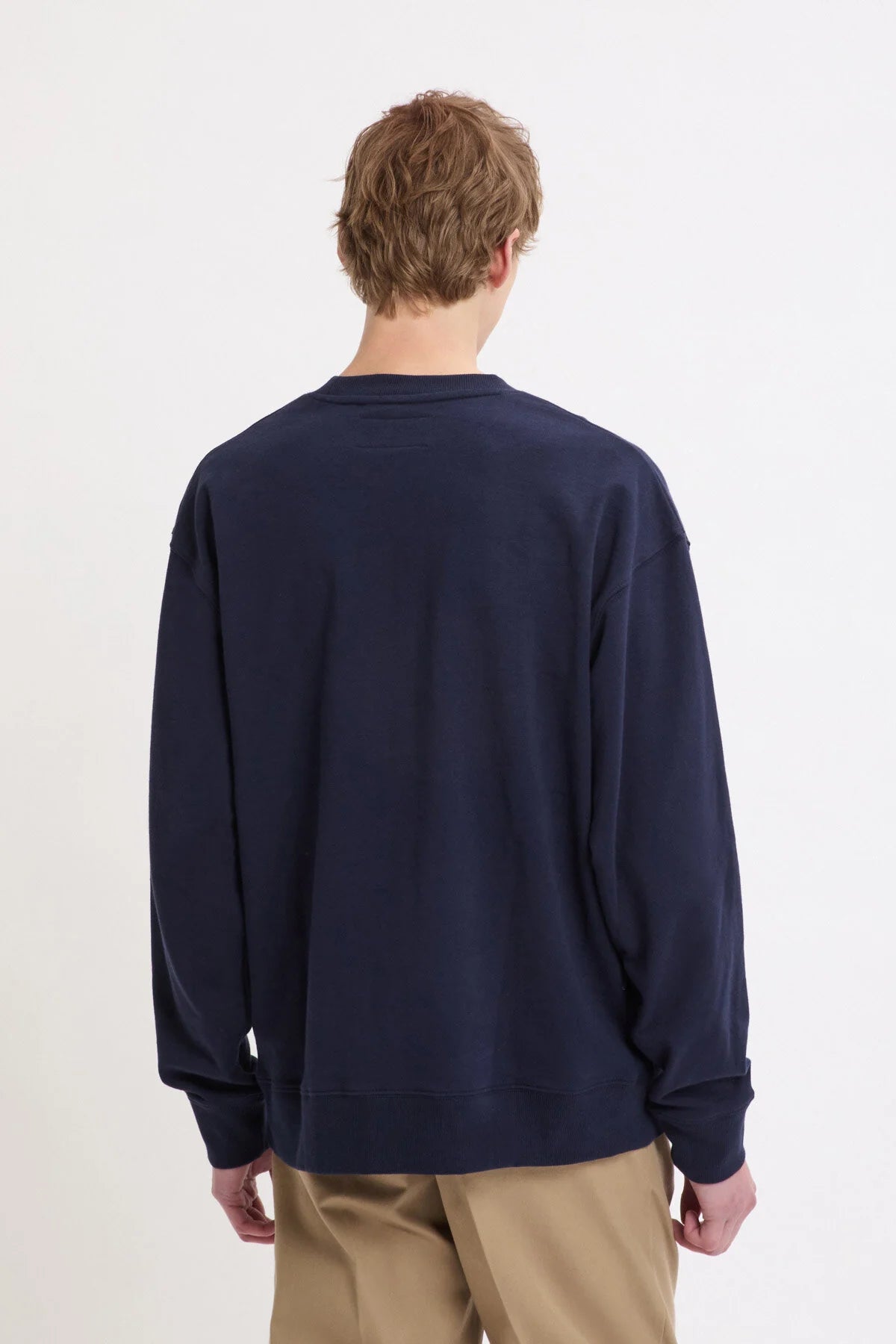 Crew Neck Sweat Shirt - Navy Blue – Universal Overall