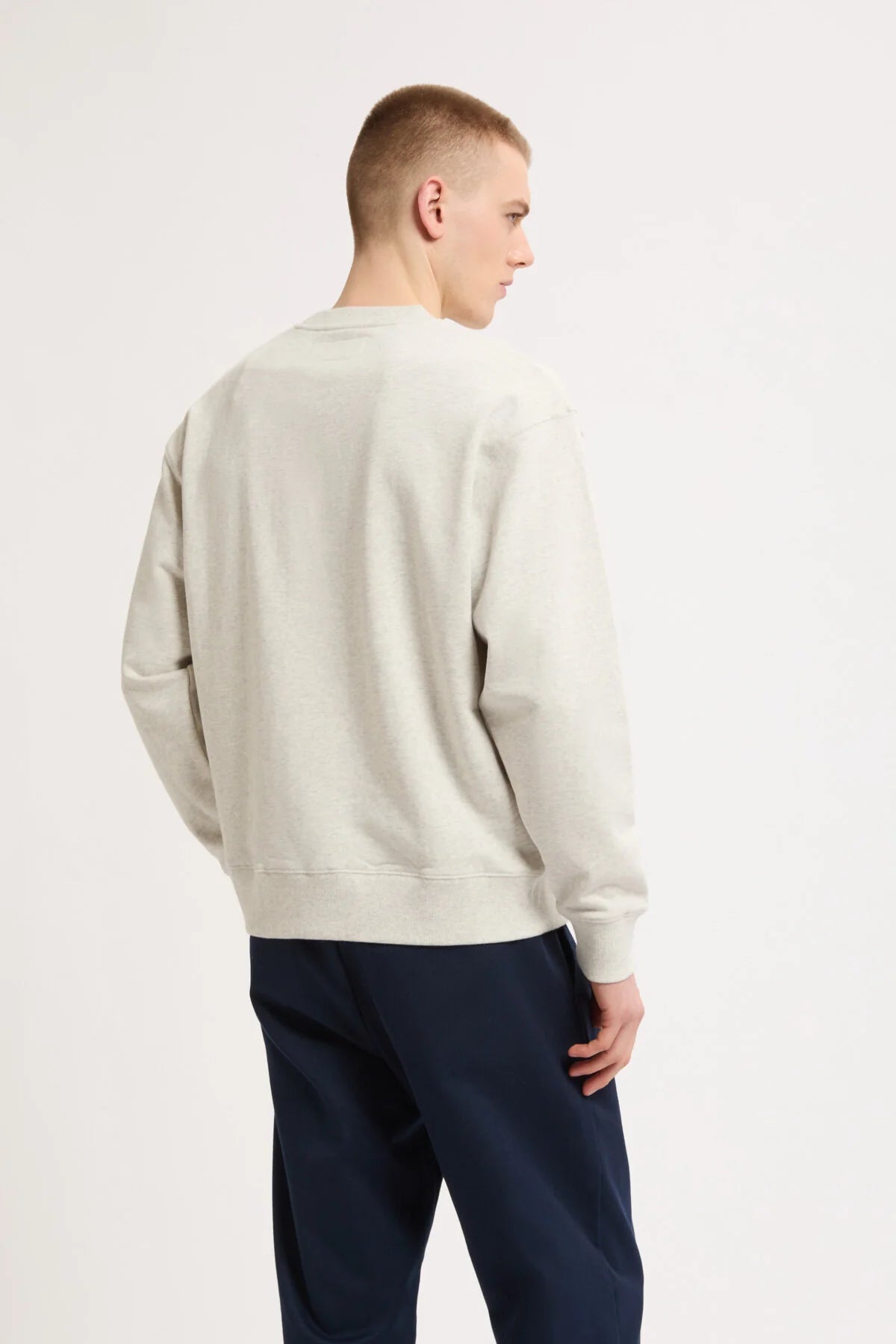 Crew Neck Sweat Shirt – Oatmeal – Universal Overall