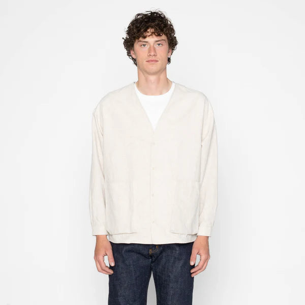 Wise Guy Jacket - Linen Blend Denim - Mint