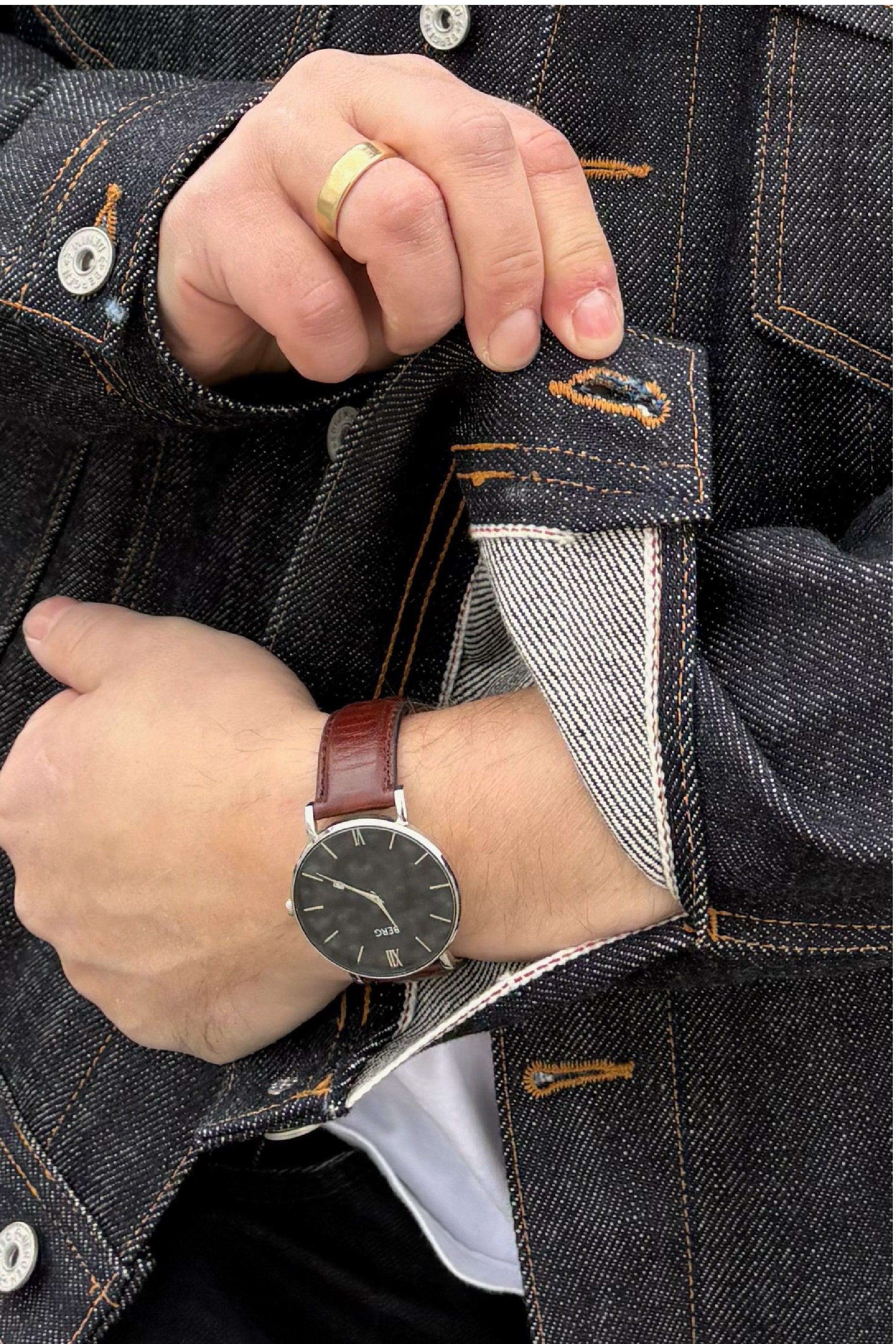 Working Class Hero Denim Jacket - 20.5oz Raw Selvedge Denim - Indigo - Bergen Denim