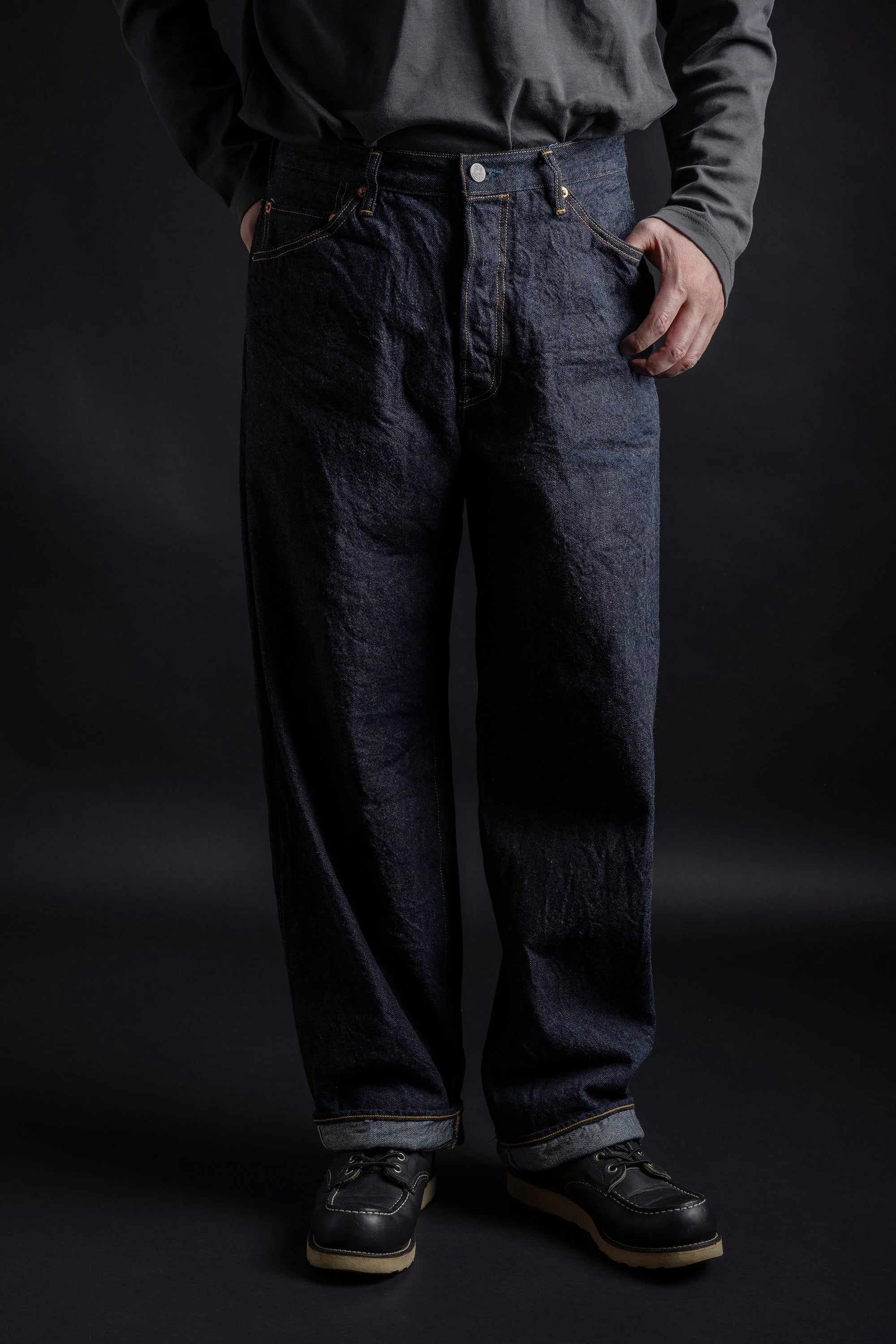 Vintage Loose Straight M101SLB (001)- Indigo