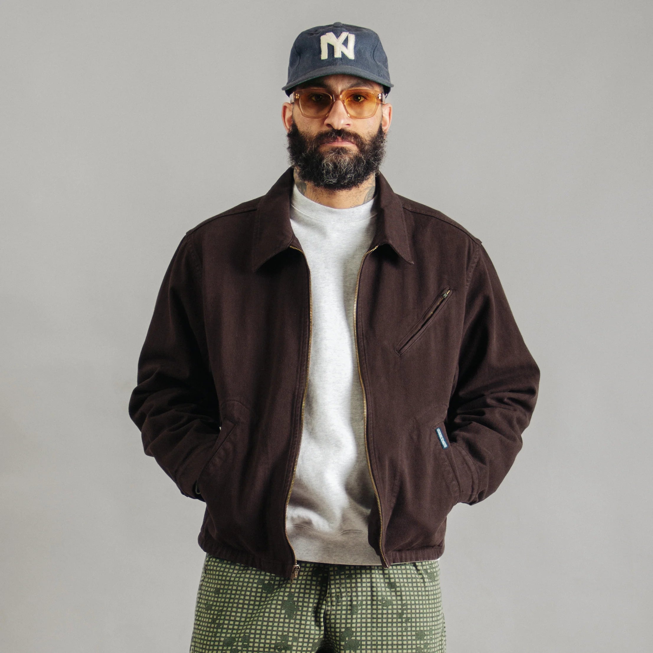 Crop Mecanic Jacket - Chocolate Plum