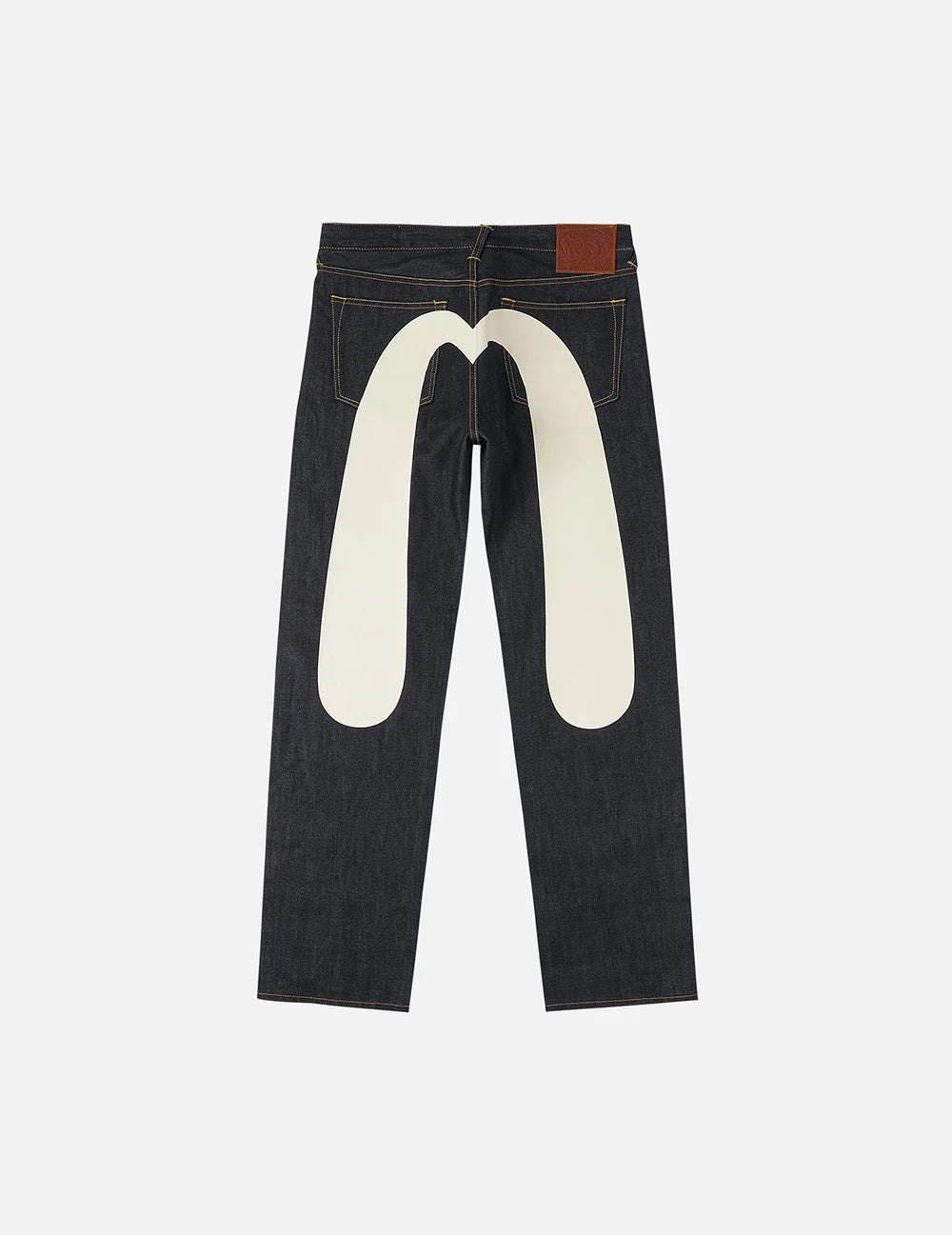 2000 Daicock Printed Jeans - Raw Indigo Selvedge