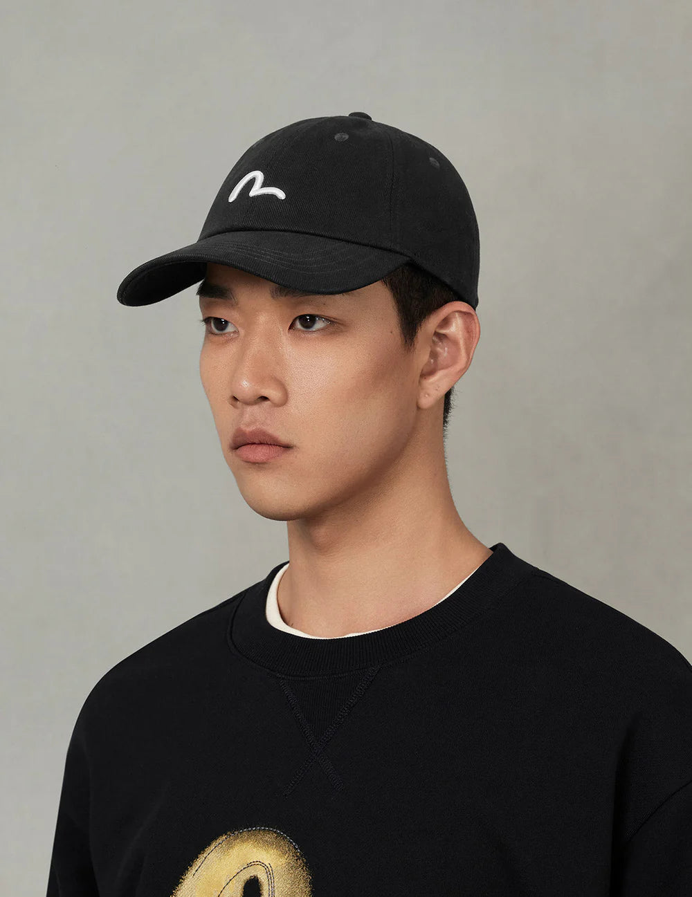 Cap – Seagull Print – Black
