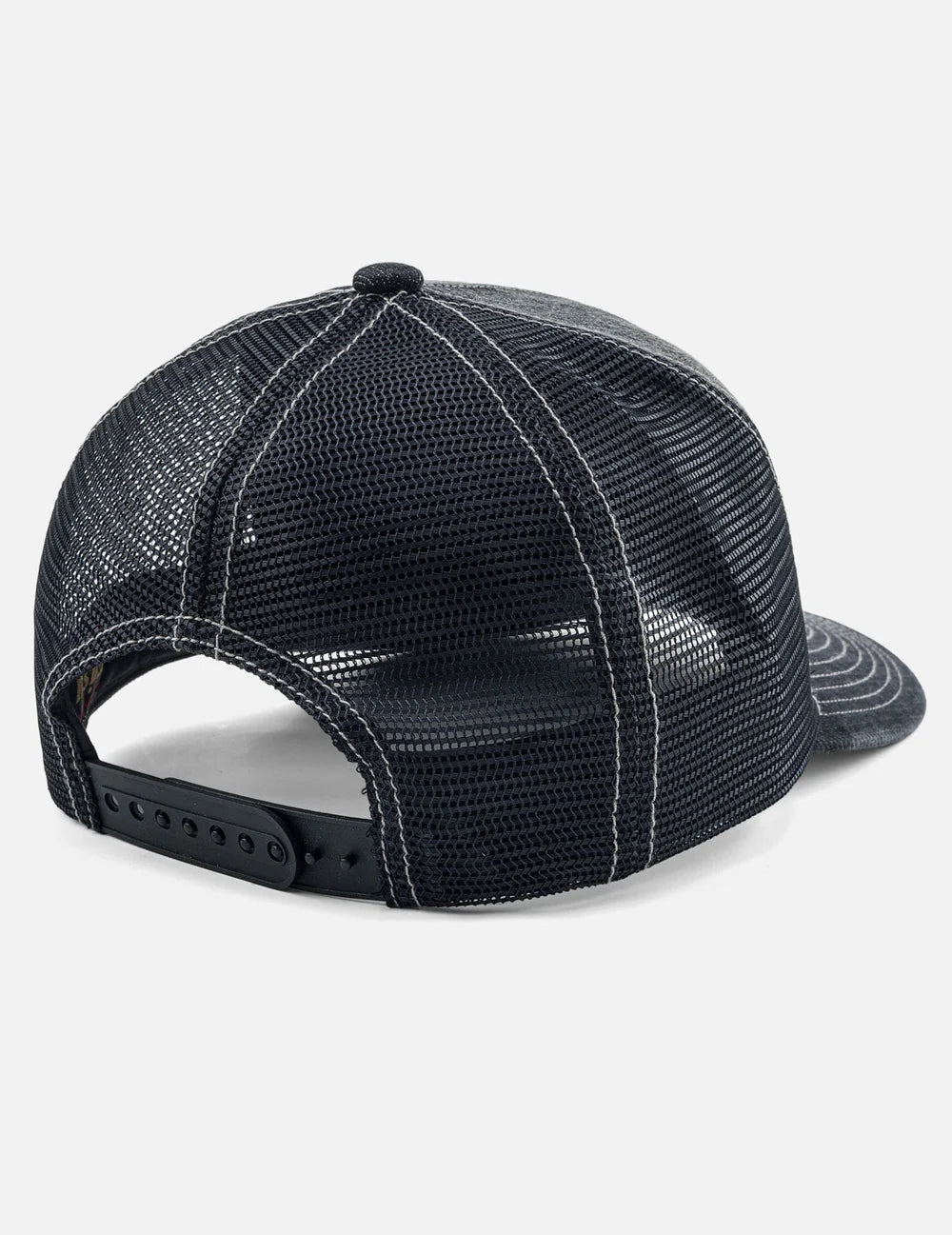 Washed Denim Cap - Dark Tone Black Denim