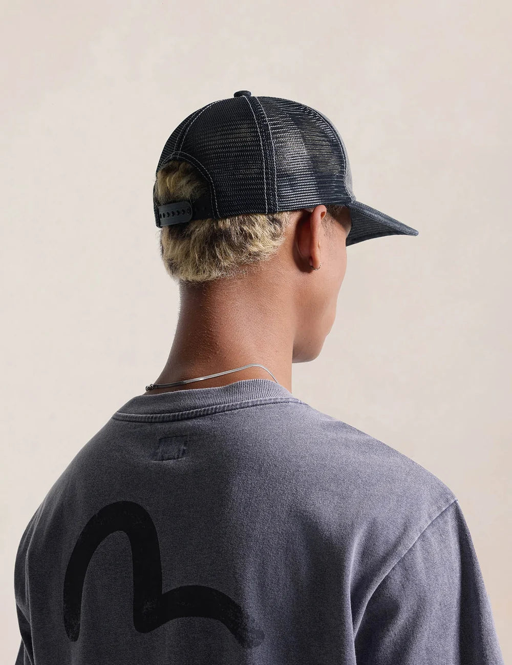 Washed Denim Cap - Dark Tone Black Denim