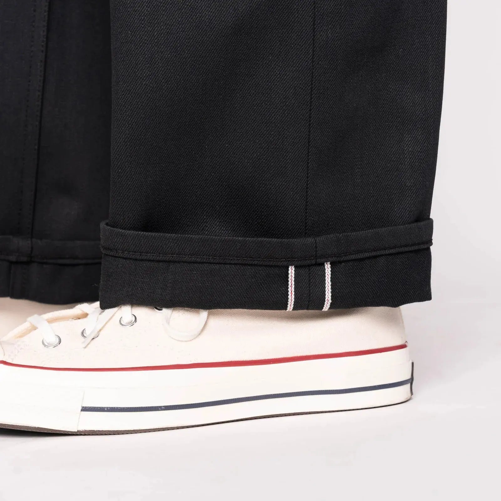 FOREVER BLACK SELVEDGE - Strong Guy 12.5oz - Raw Denim