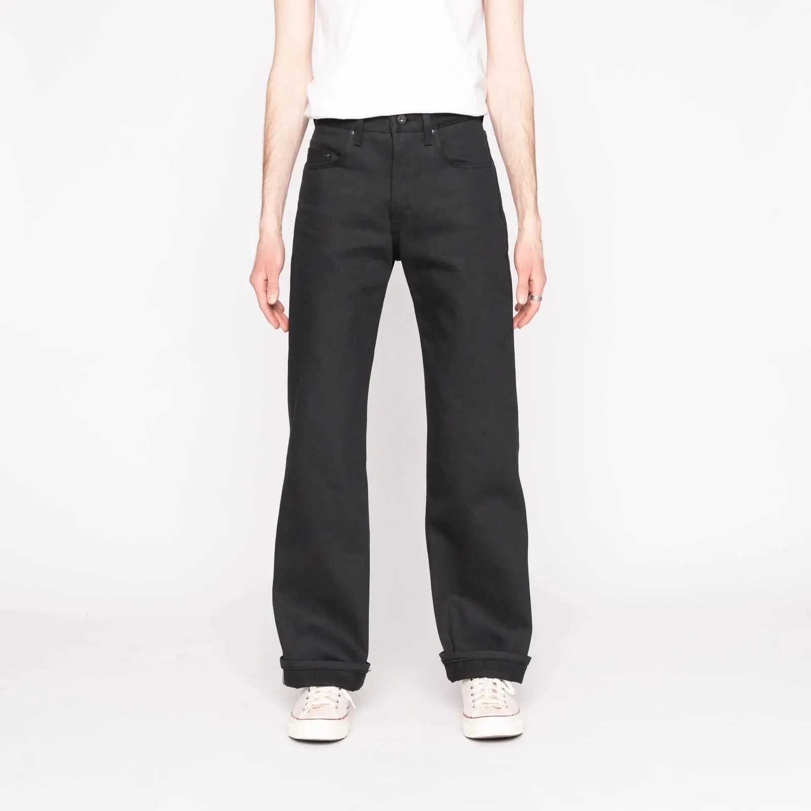 FOREVER BLACK SELVEDGE - Strong Guy 12.5oz - Raw Denim