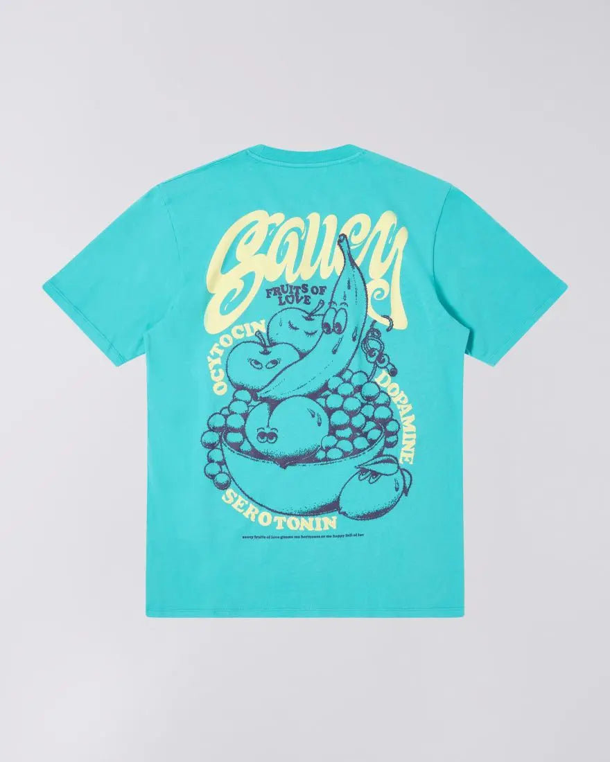 FRUITS OF LOVE T - SHIRT - Baltic - Raw Denim