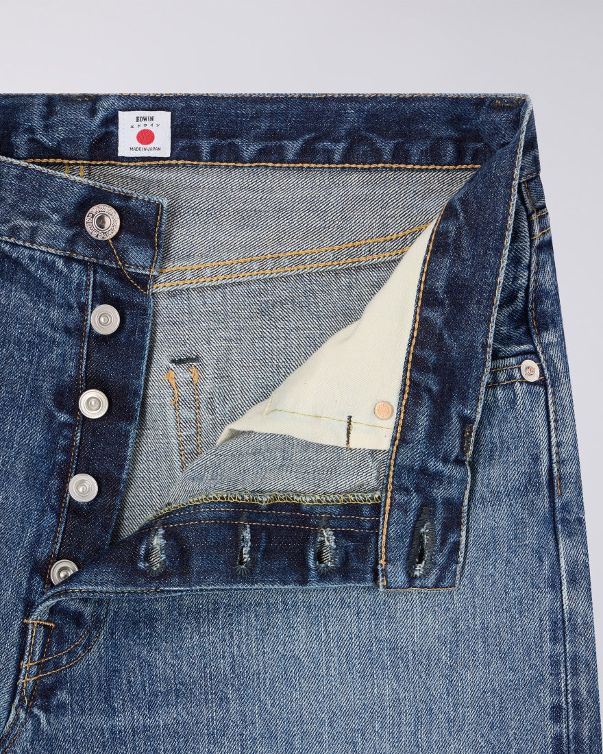 Loose Jeans - Kurabo Recycle Selvedge 14oz - Blue Dark Used - L32