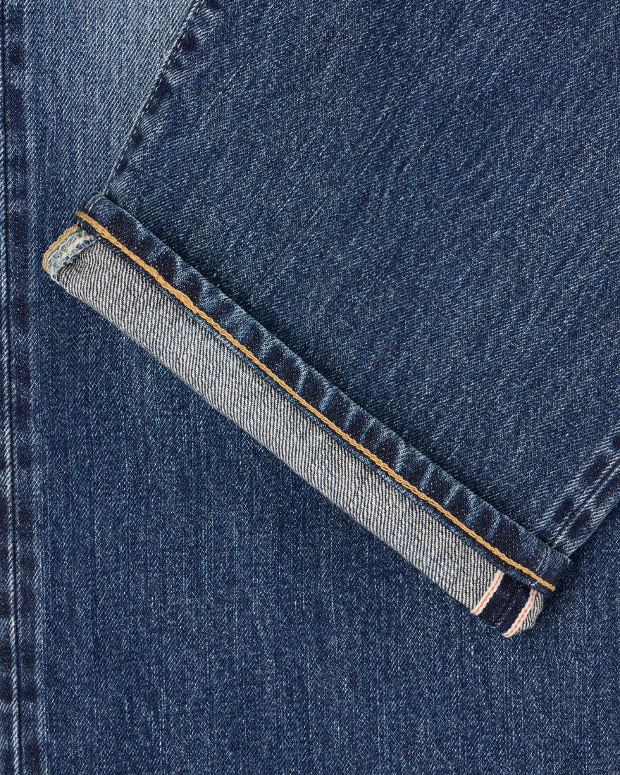 Loose Jeans - Kurabo Recycle Selvedge 14oz - Blue Dark Used - L32