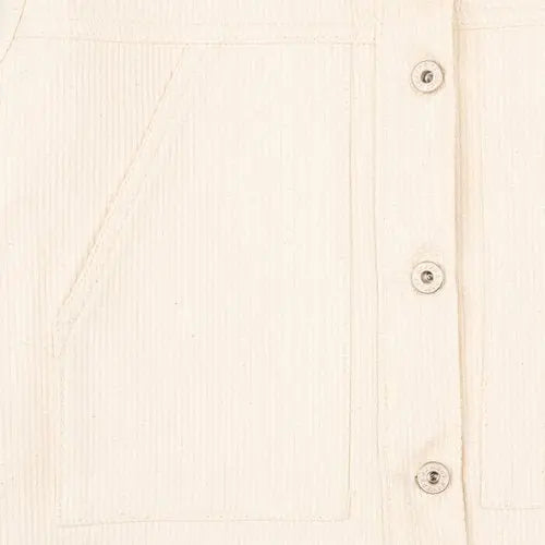 Judo Sashiko – Ecru – Cropped Denim Jacket
