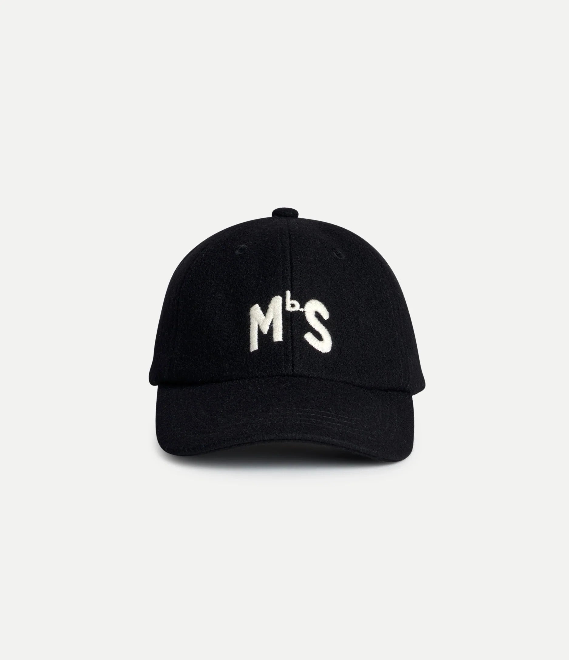Wool MbS Logo Cap - sort