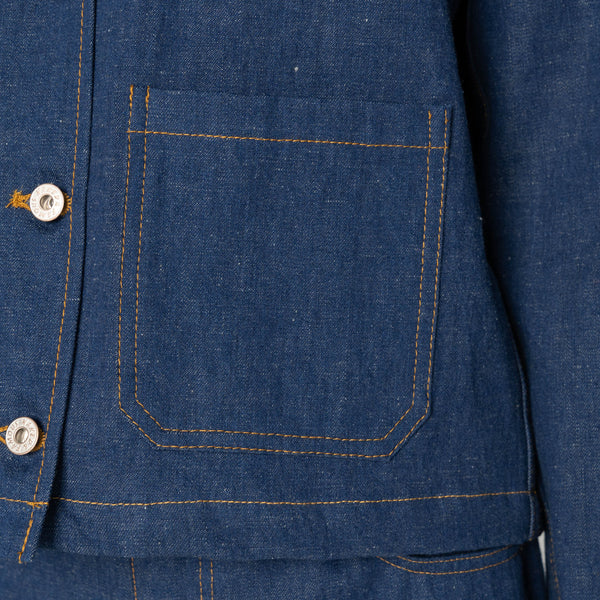 W's GRACIE JACKET - Dungaree Nep Denim Jacket