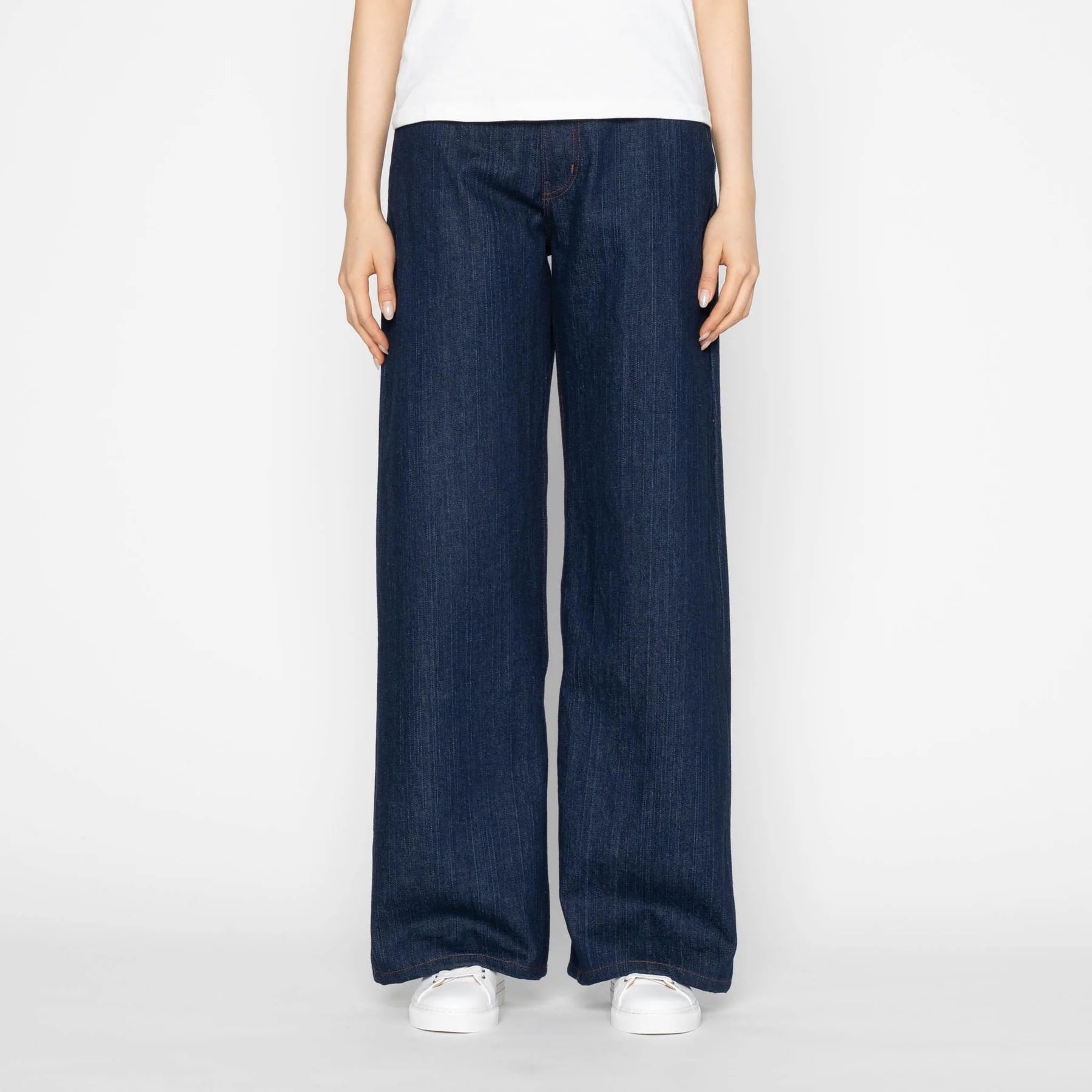 Vertical Slub Denim (11.2oz) – Wide Wild West – Indigo