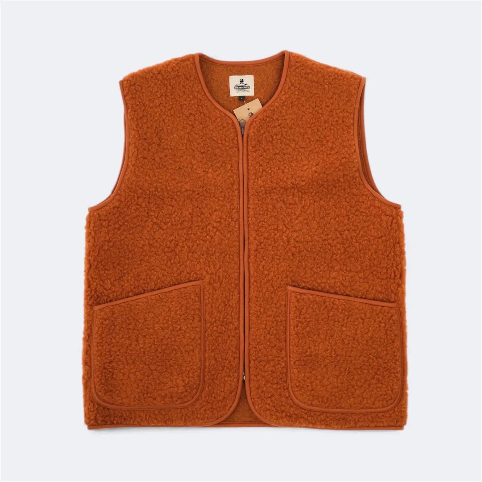 PEPITKO WOOL VEST - Fox - Raw Denim