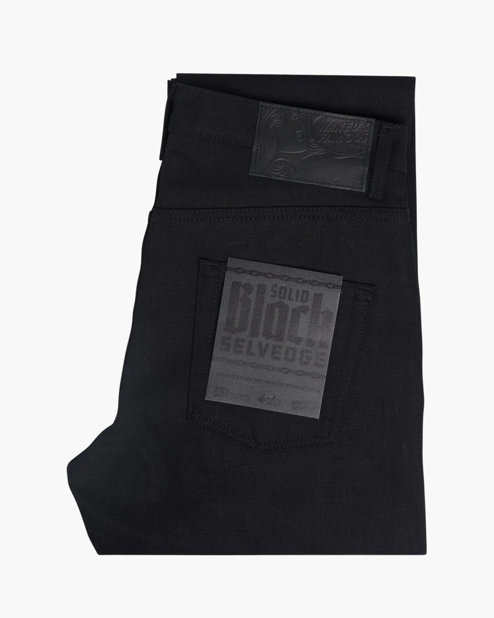 SOLID BLACK - True Guy - 13 oz - Raw Denim