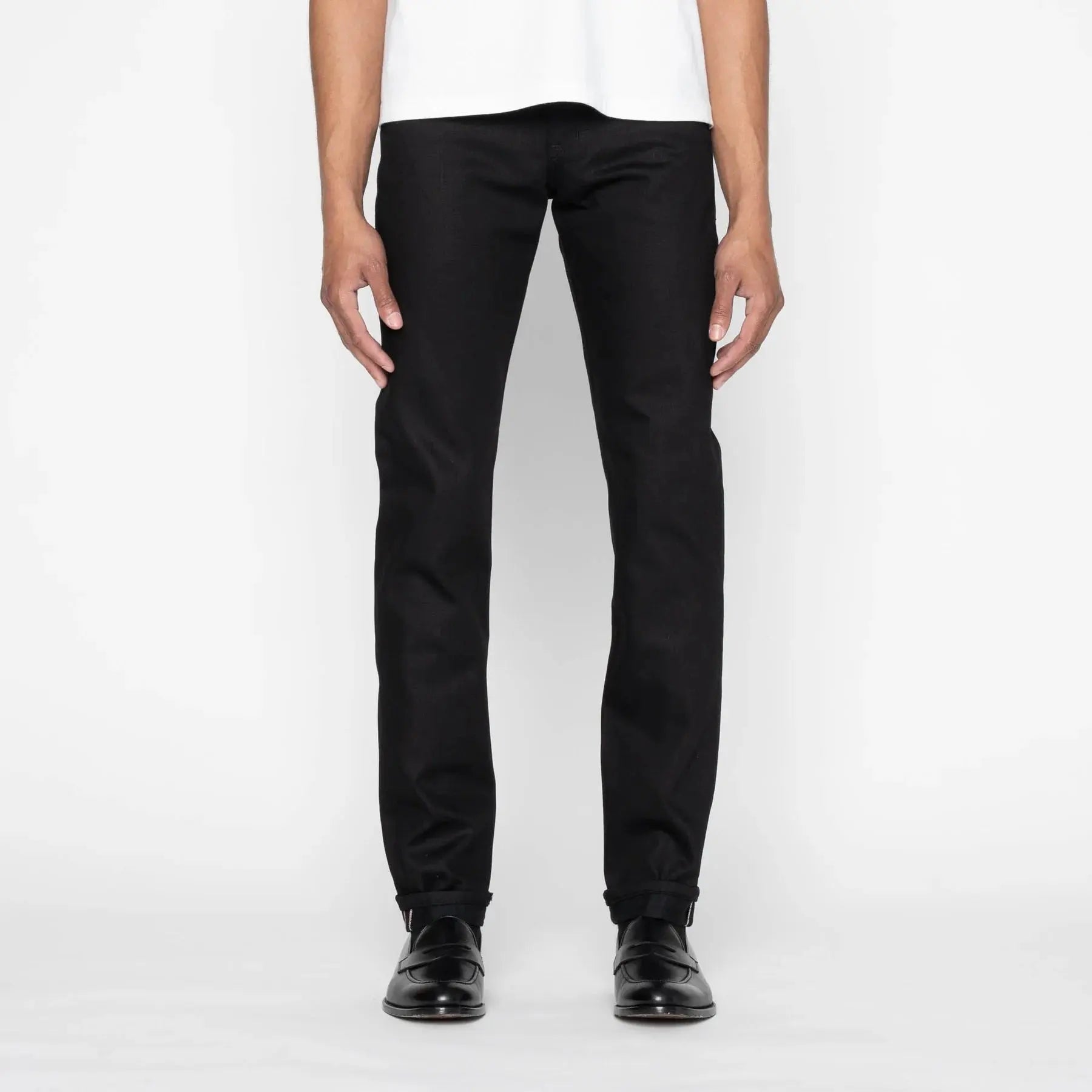 SOLID BLACK - Weird Guy 13 oz - Raw Denim