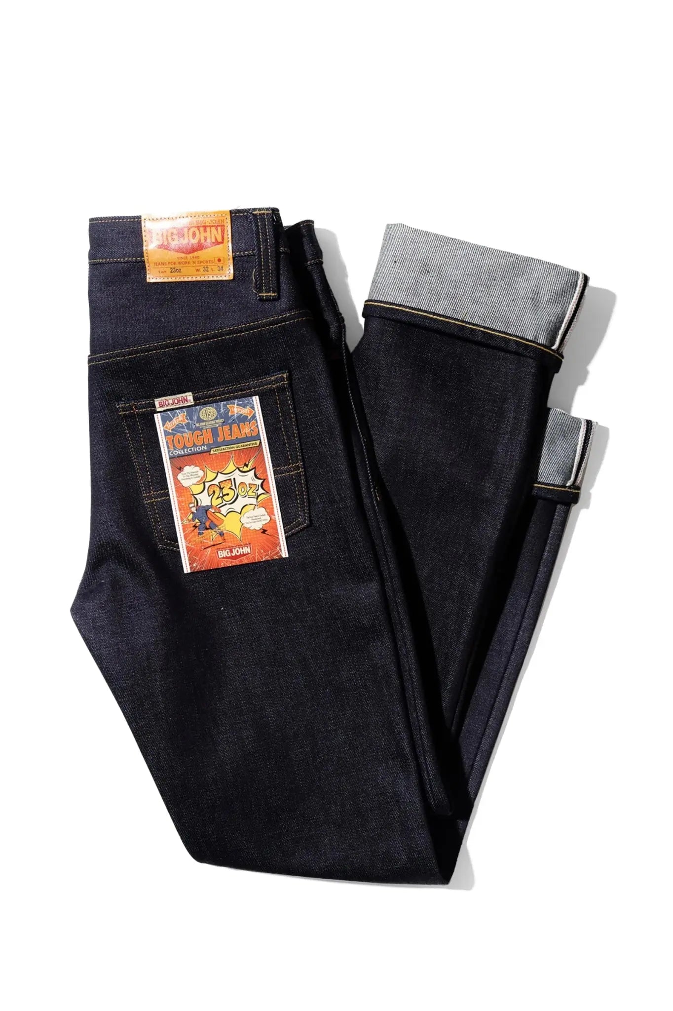 TOUGH JEANS 23oz - Regular Tapered Fit - Raw Denim