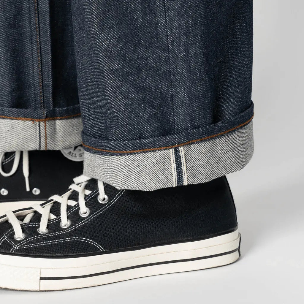 UB701 Indigo Rigid Raw Selvedge Denim - Wide Fit 14.5 oz - Raw Denim